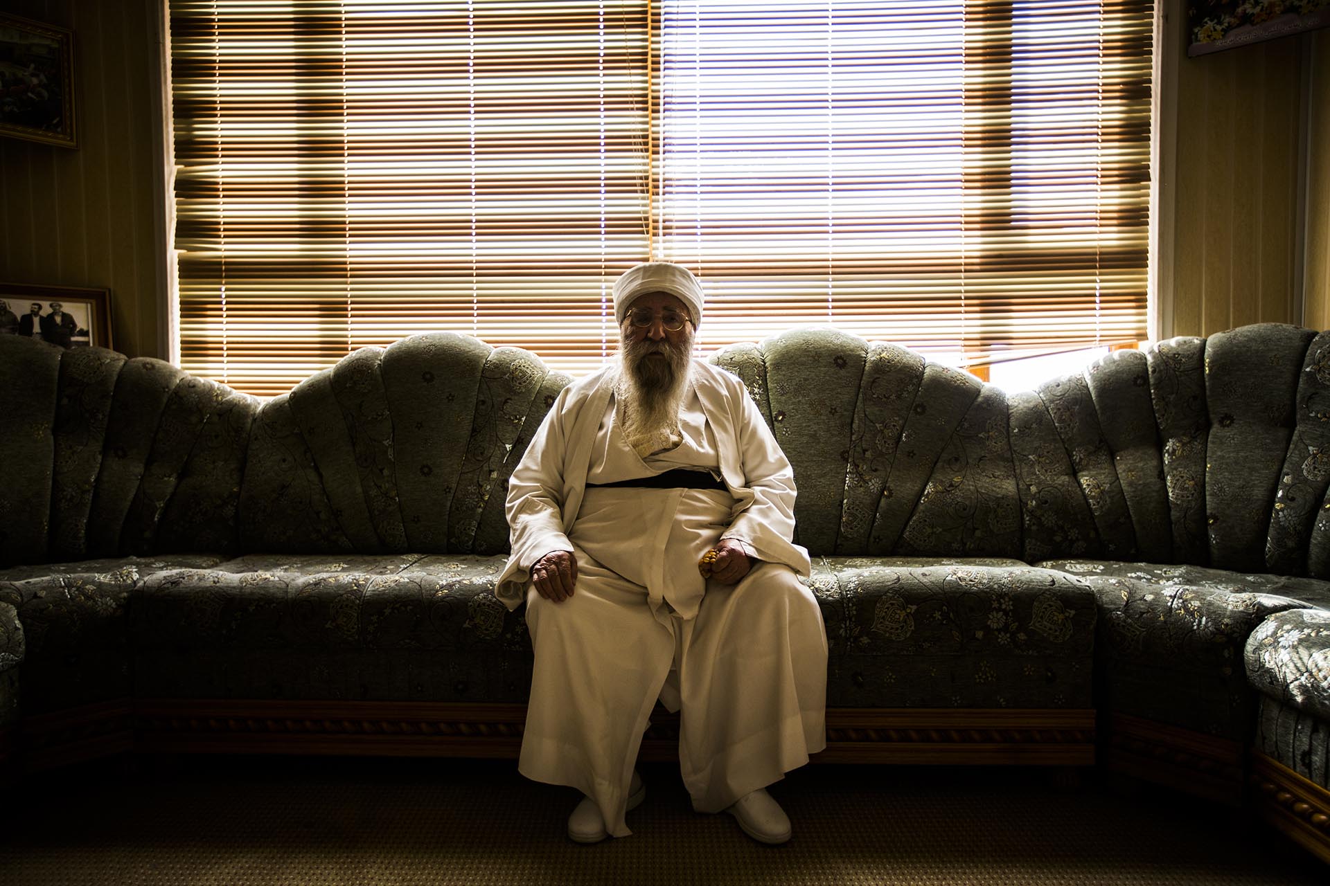 Baba Sheij, líder espiritual de los yazidíes (Pablo Cobos)