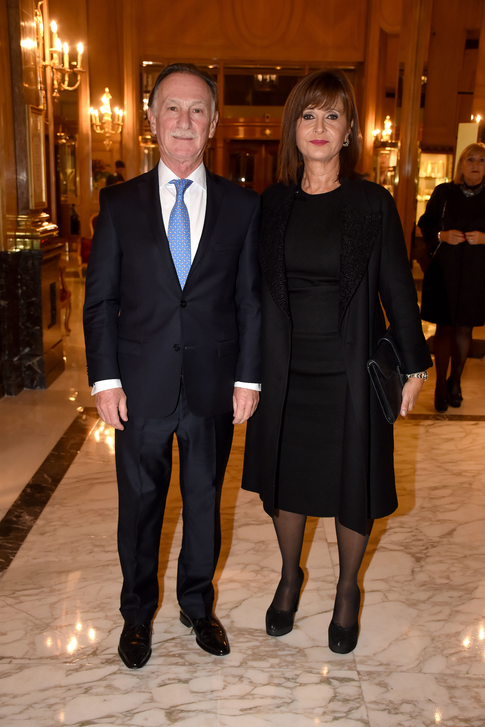 Gustavo Weiss, presidente de la Cámara Argentina de la Construcción, y su mujer Myriam Levi