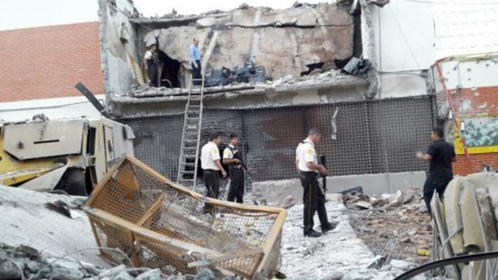 El lugar de la explosión (ABC)