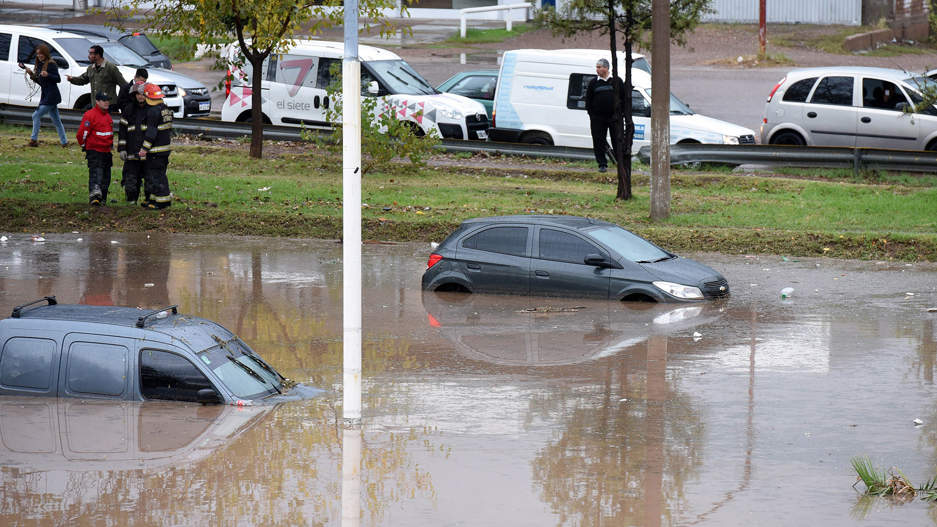 Un temporal afectó hoy a Mendoza (Télam)