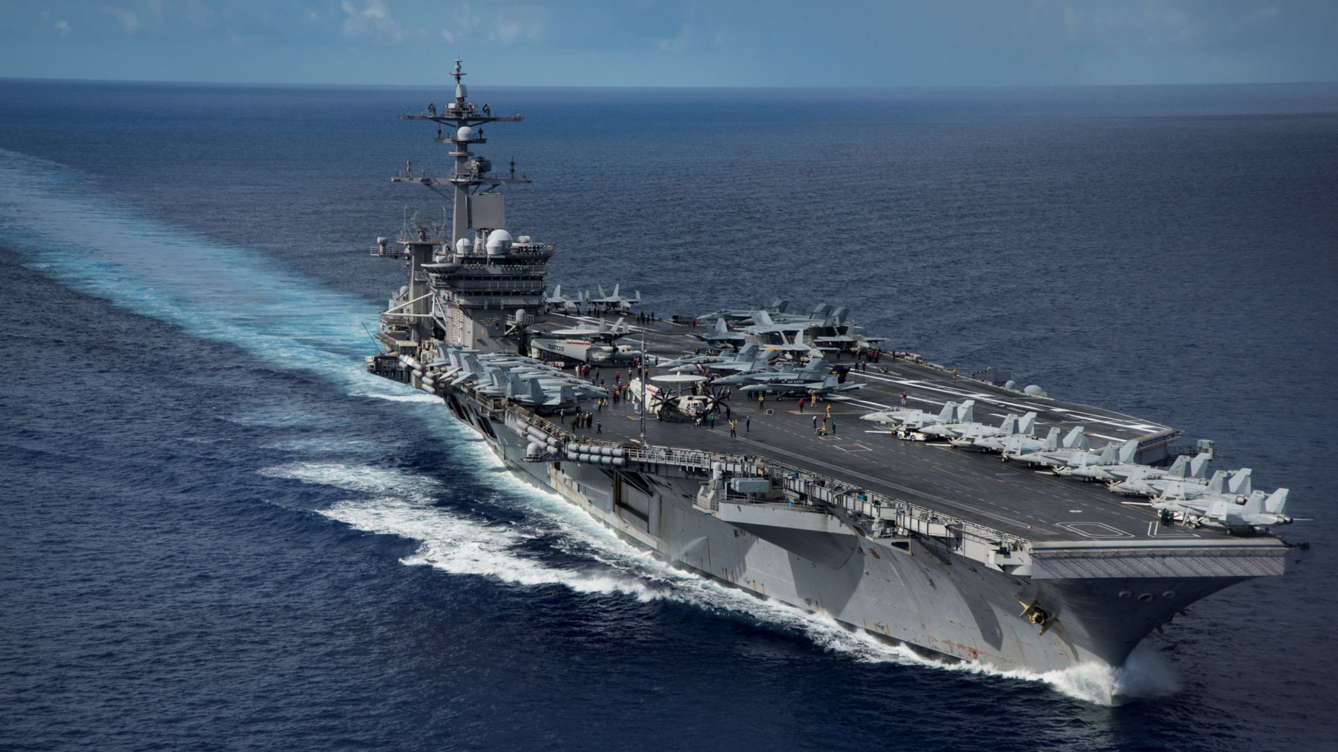El portaaviones USS Carl Vinson