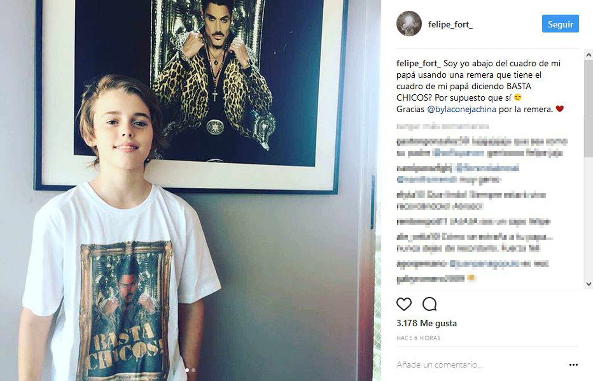 El tierno gesto de Felipe Fort en honor a su padre