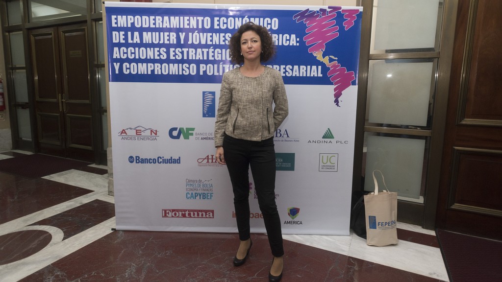 Elena Cardona, ejecutiva principal de la Unidad de Inclusión CAF (Adrián Escandar)