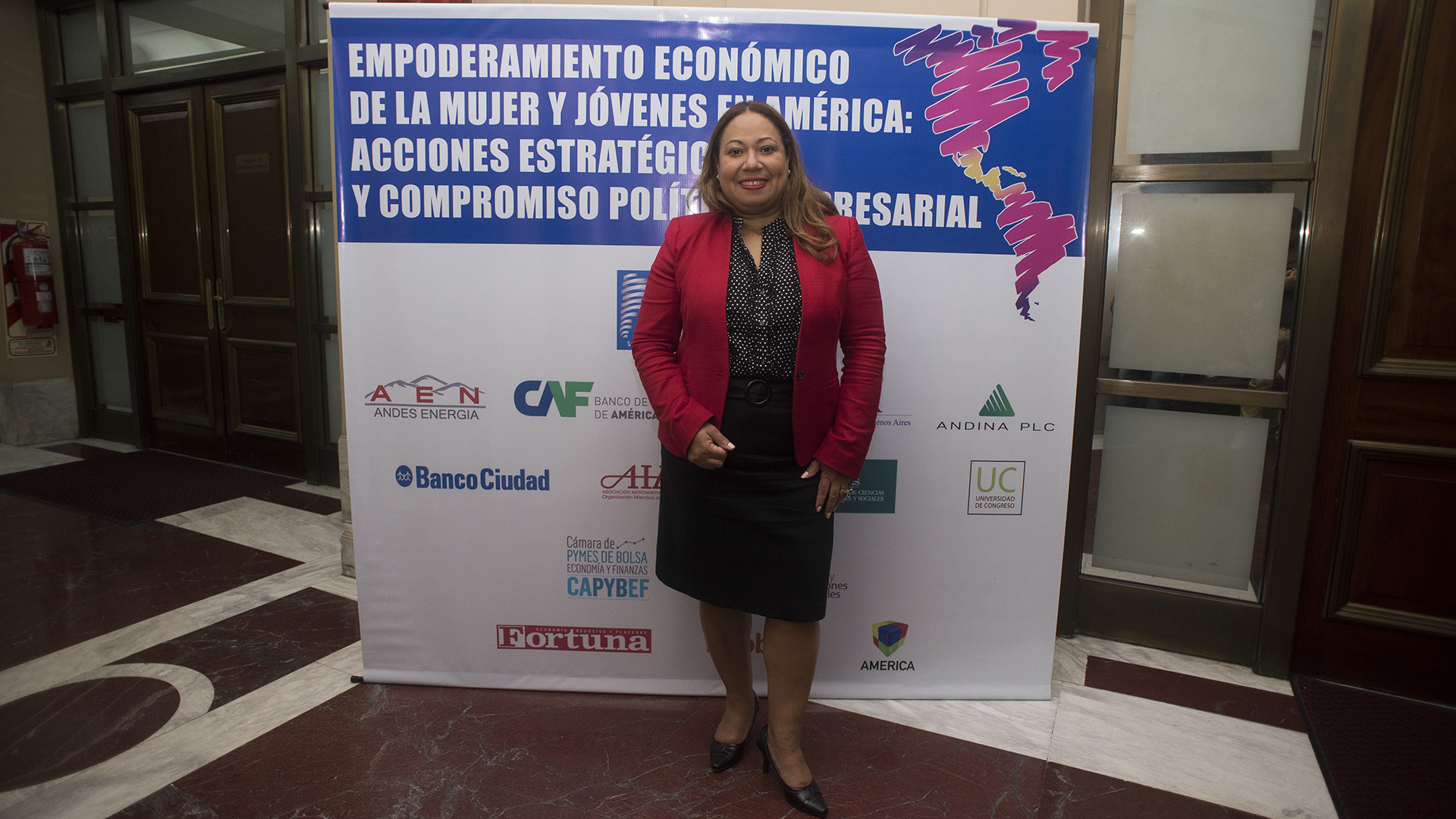Quenia Abreu, CEO de la Cámara de Comercio de Mujeres de Nueva York (Adrián Escandar)