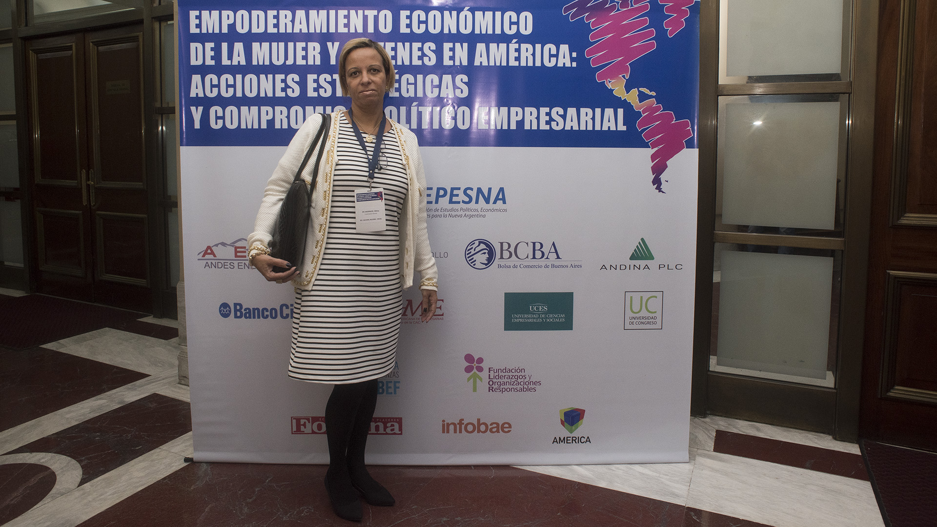 Willma de Andrade, coordinadora general de secretaría de políticas de trabajo y autonomía de mujeres, Brasil (Adrián Escandar)