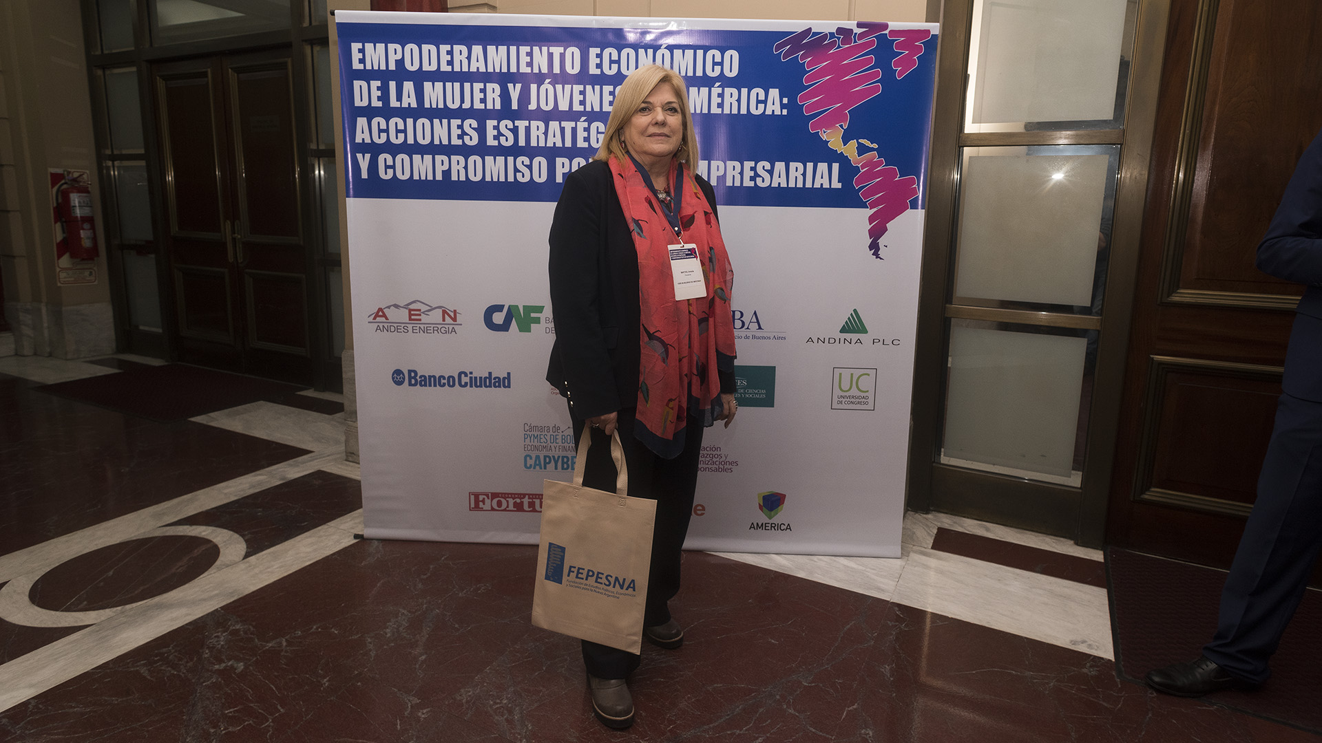 Amalio Mattio, presidente Foro de Mujeres del Mercosur (Adrián Escandar)