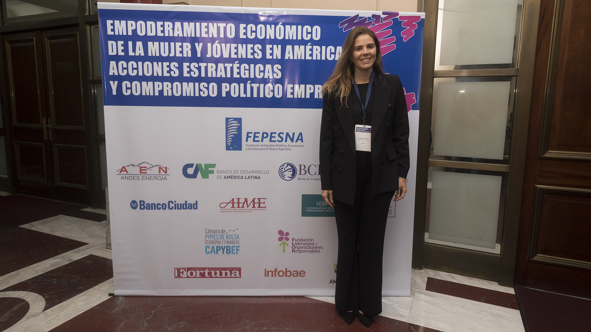 Fernanda Vicente, presidente mujeres del Pacífico (Chile) (Adrián Escandar)