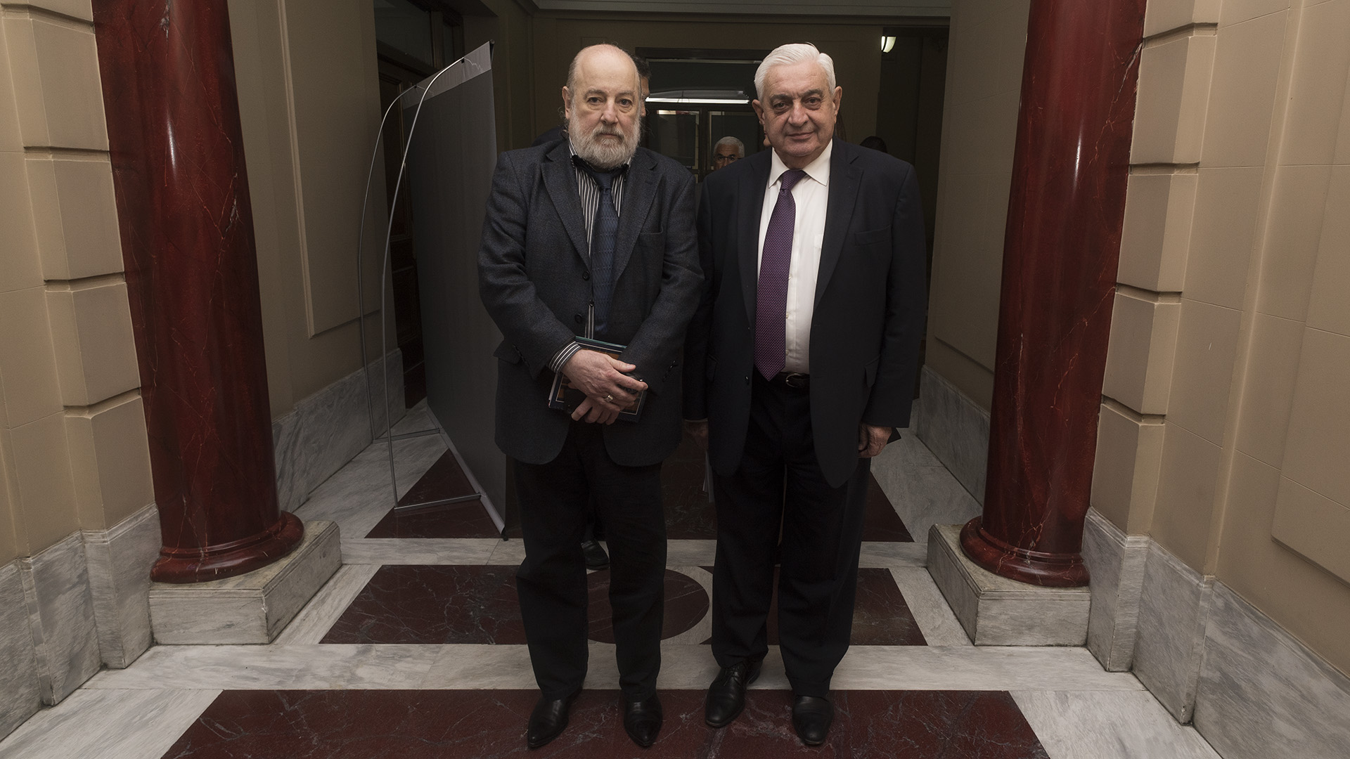 Claudio Bonadio, Juez Federal de la Nación y Adelmo Gabbi presidente de la Bolsa de Comercio (Adrián Escandar)