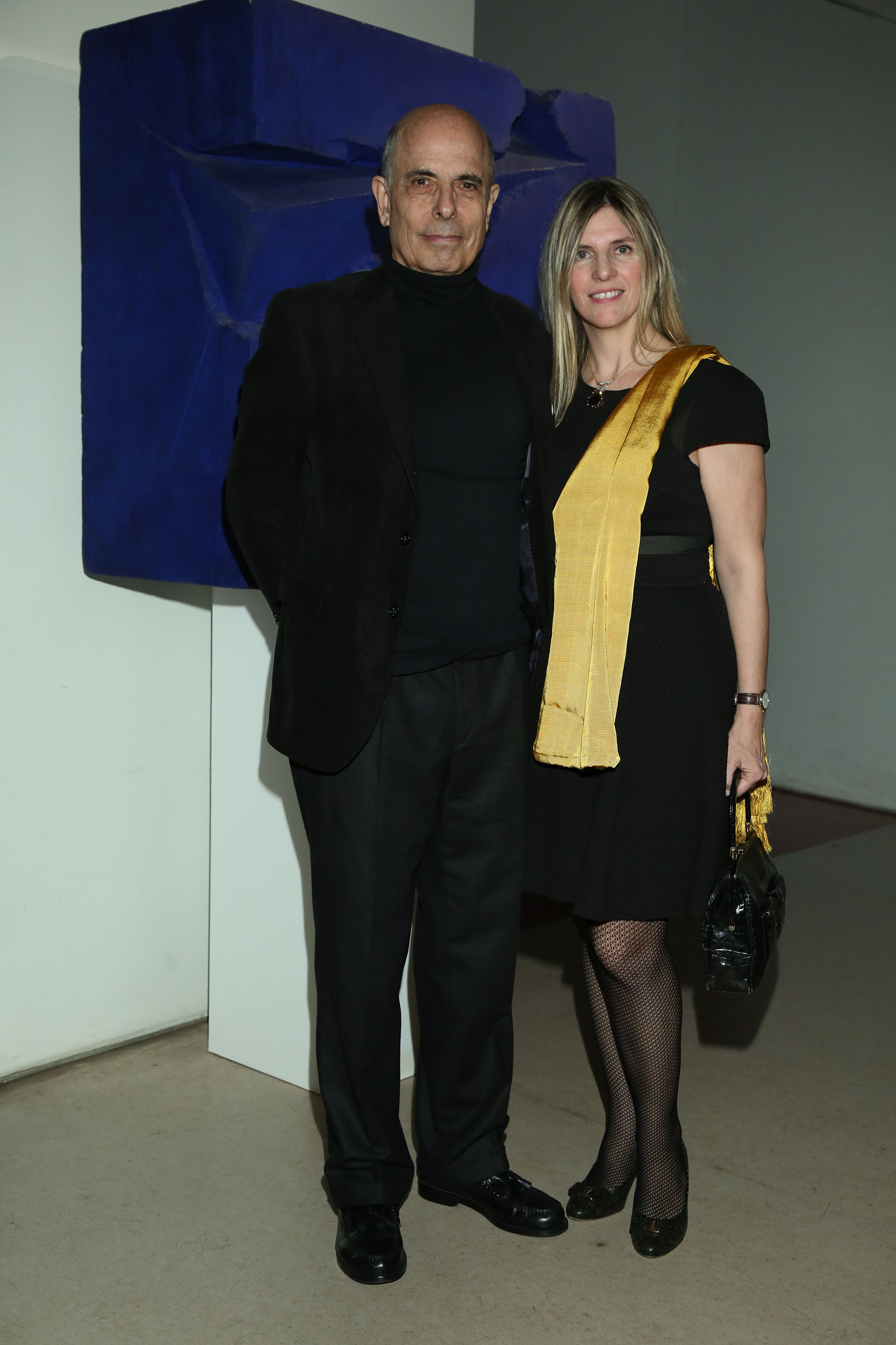 Jacques Bedel y su esposa Florence. La exposición puede visitarse hasta el 21 de julio en Maman Fine Art Gallery