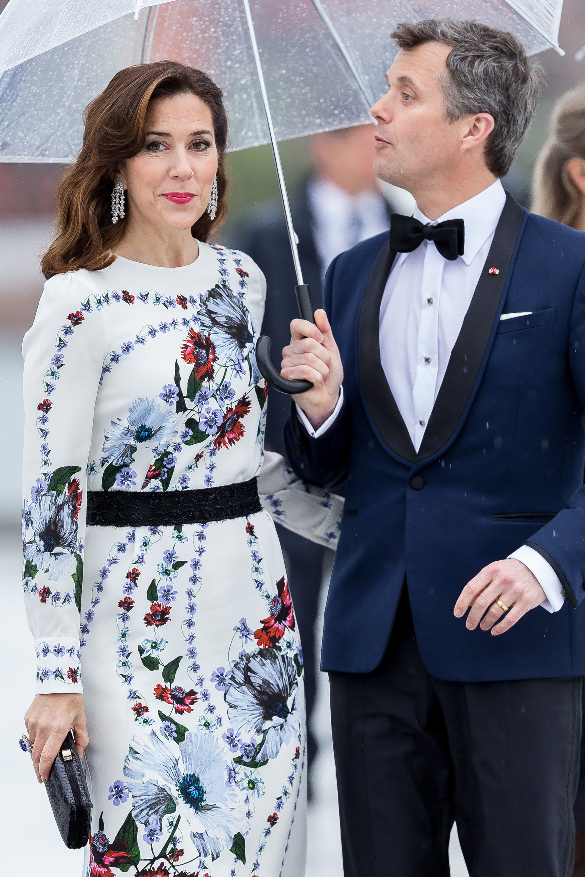 Los príncipes Marie y Frederik de Dinamarca