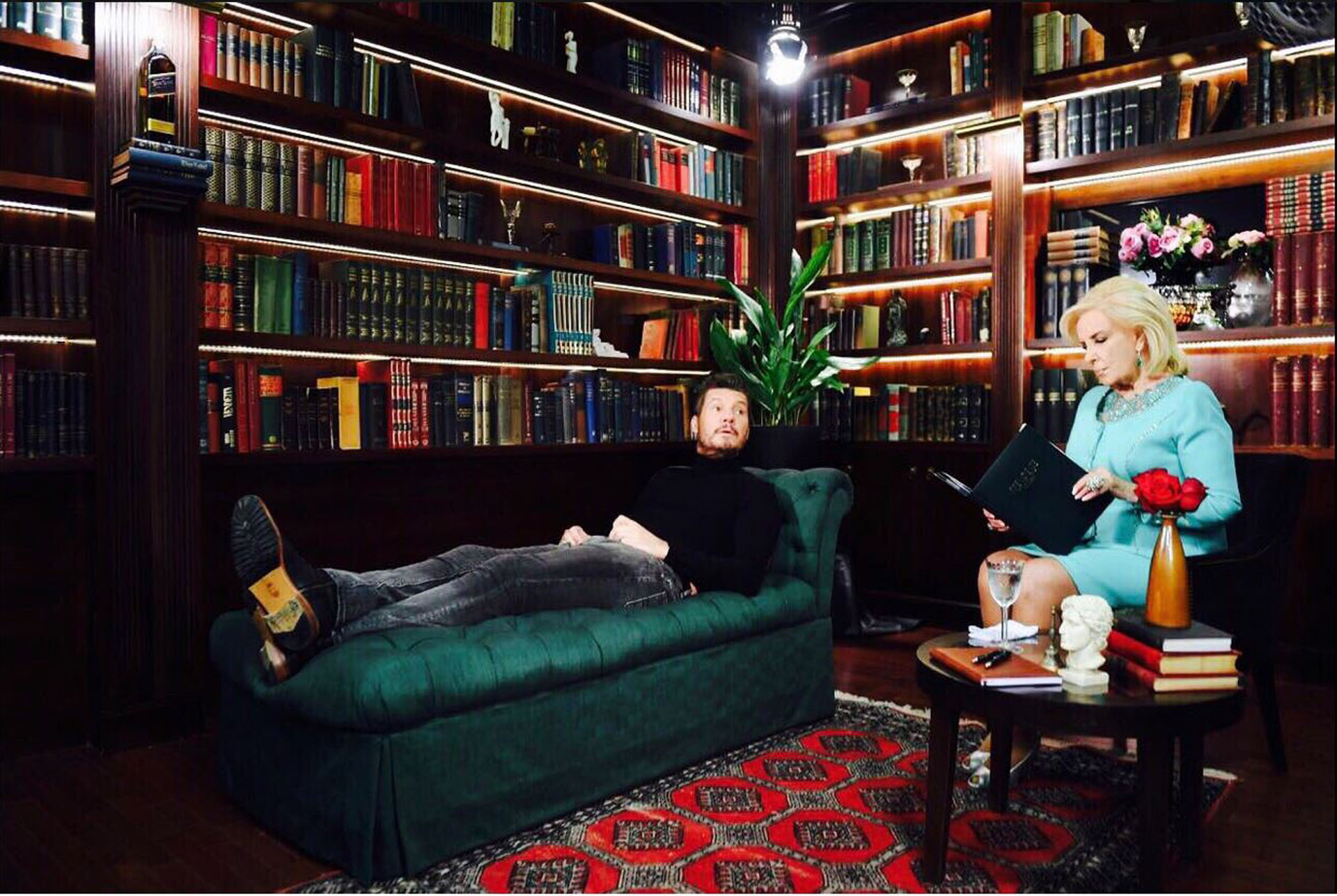 Marcelo Tinelli y Mirtha Legrand, juntos en el sketch de apertura de “ShowMatch”