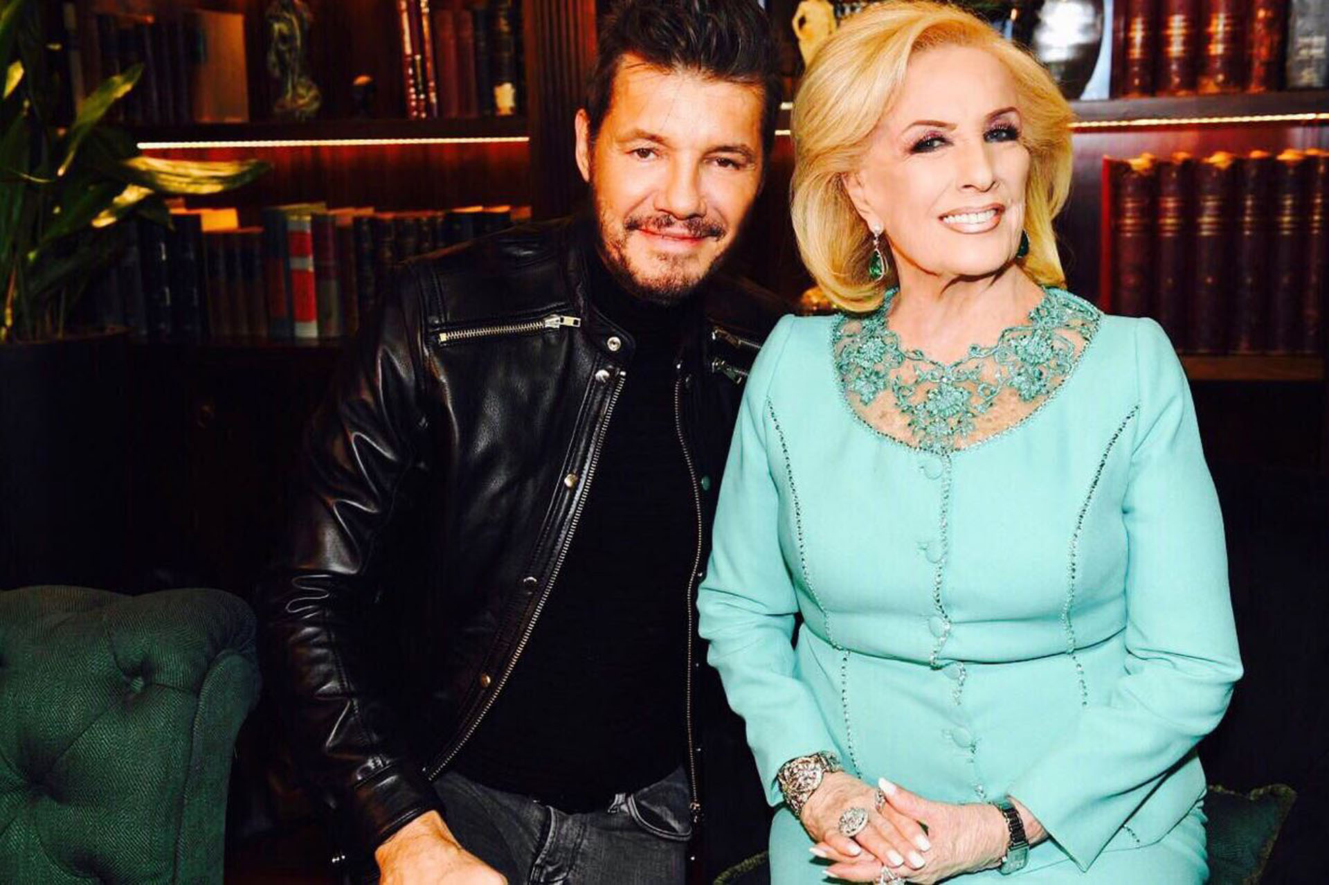 Marcelo Tinelli y Mirtha Legrand, juntos en el sketch de apertura de “ShowMatch”