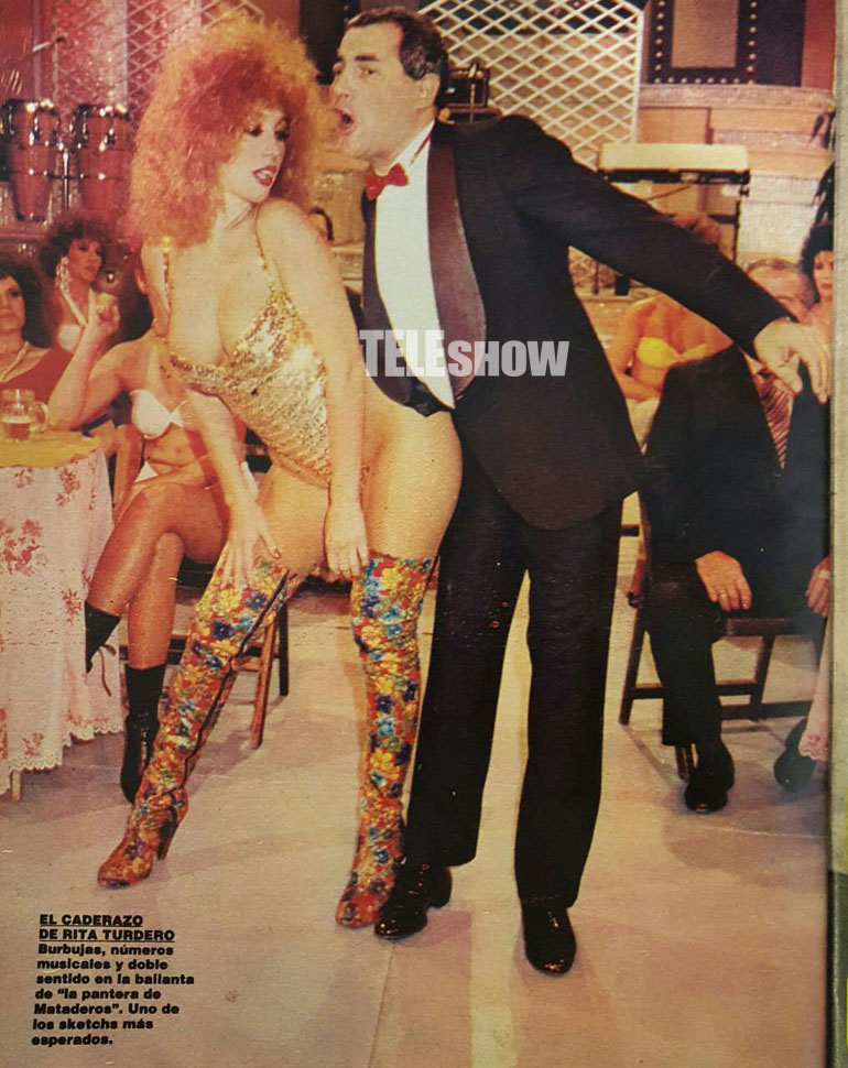 Moria Casán y Mario Castiglione