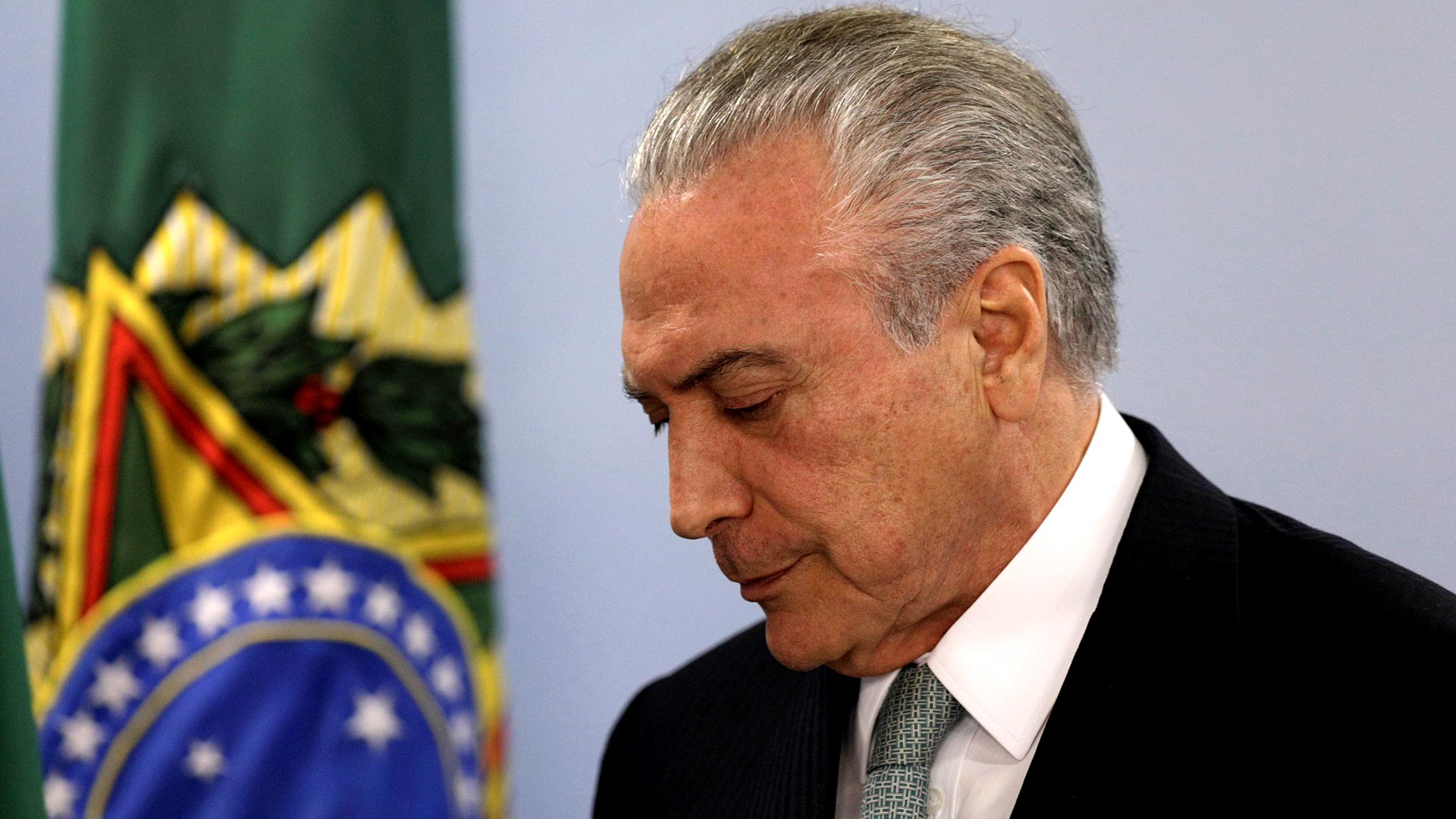 El presidente de Brasil se encuentra envuelto en un escándalo de corrupción pero asegura que no renunciará (Reuters)