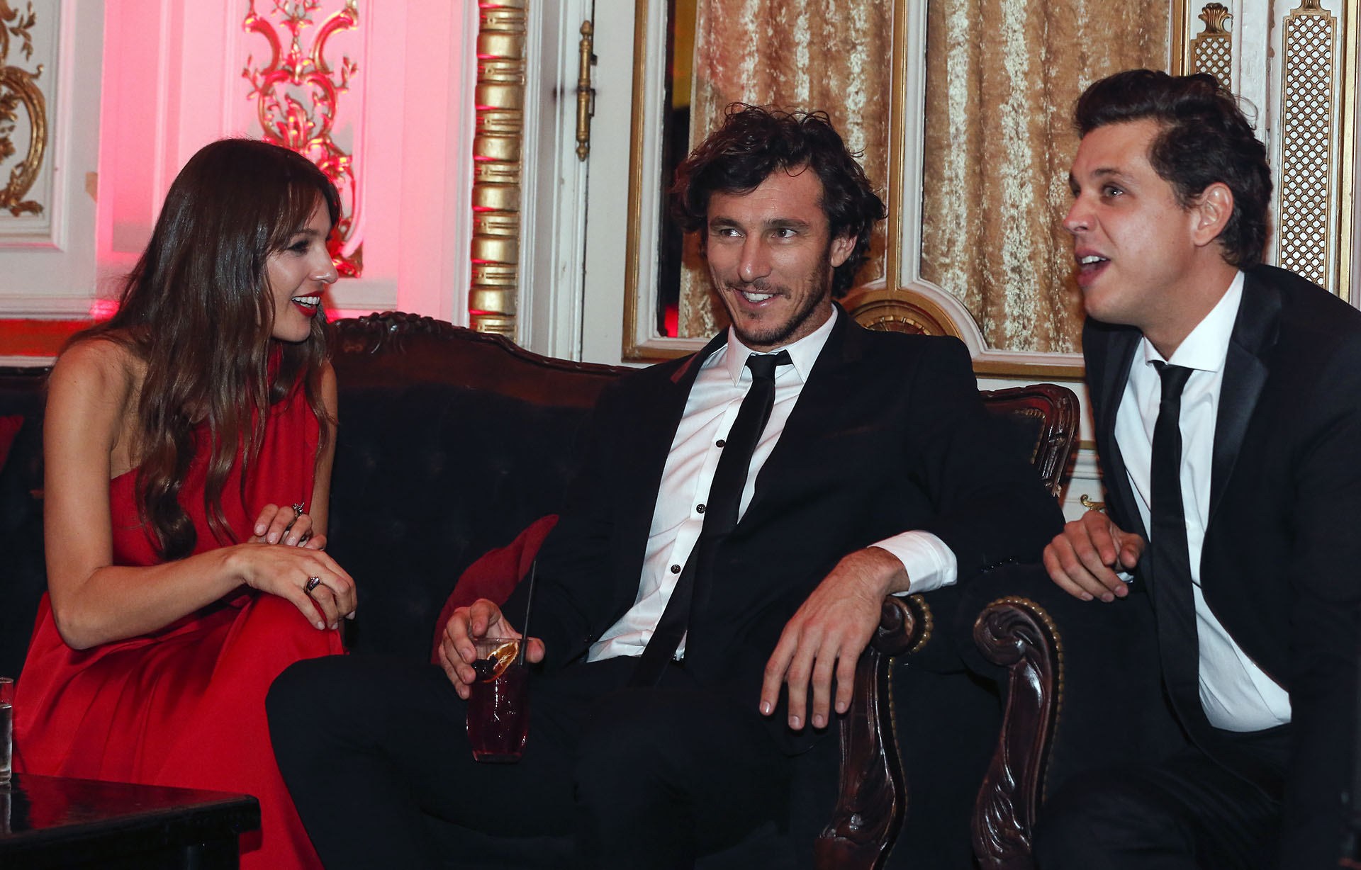Carolina “Pampita” Ardohain, Juan “Pico” Mónaco y Ludovico Di Santo
