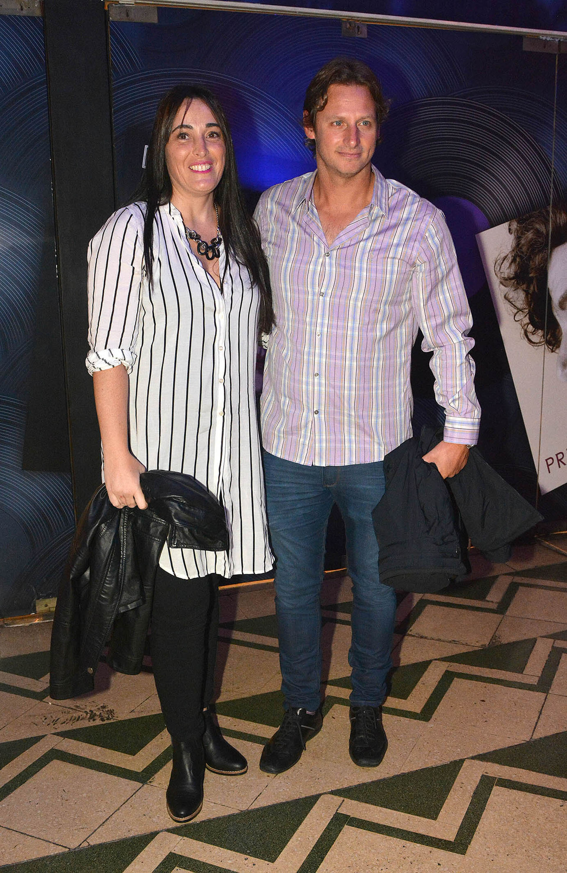 David Nalbandian y su mujer