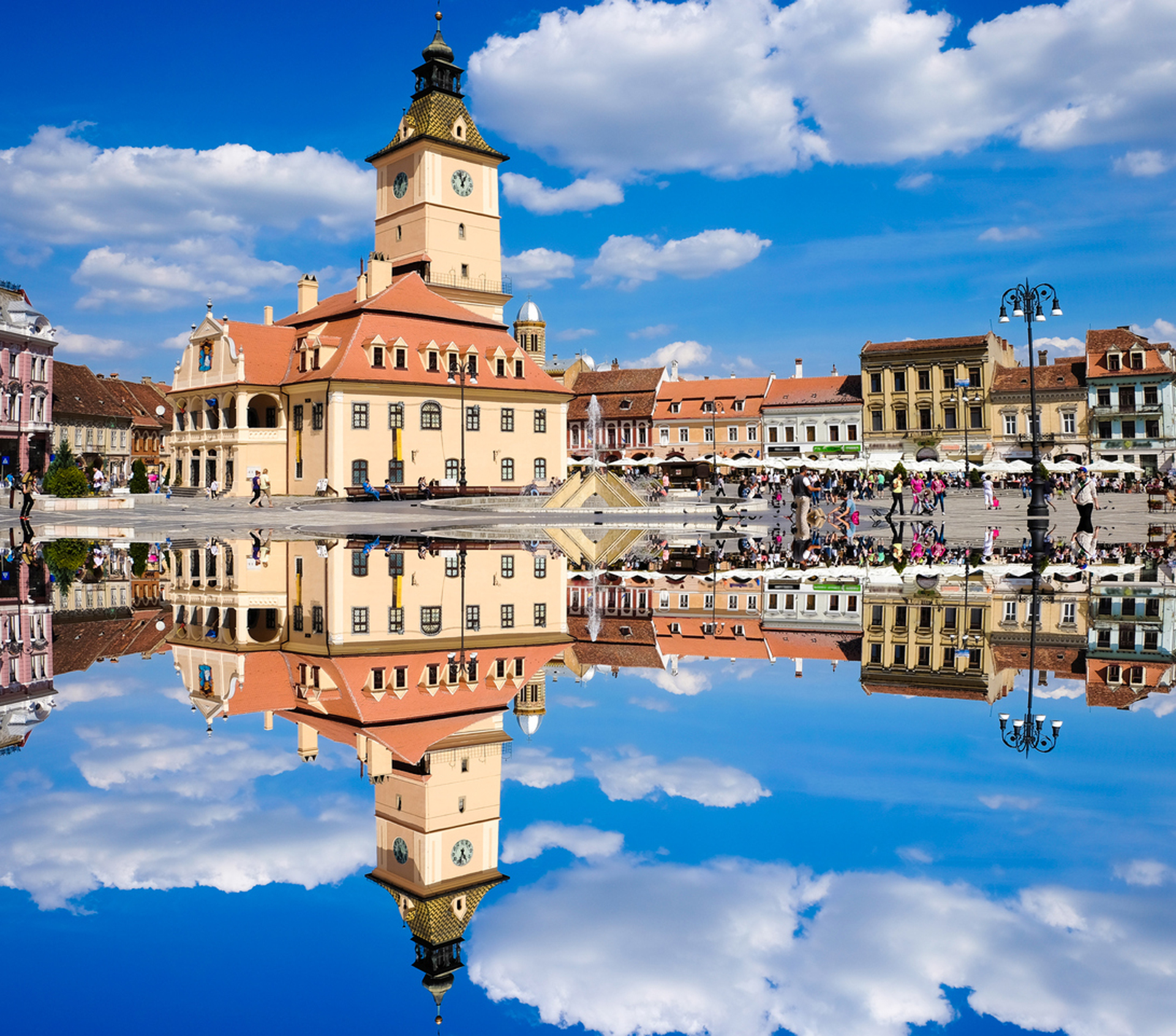 Brasov, el centro histórico (iStock)