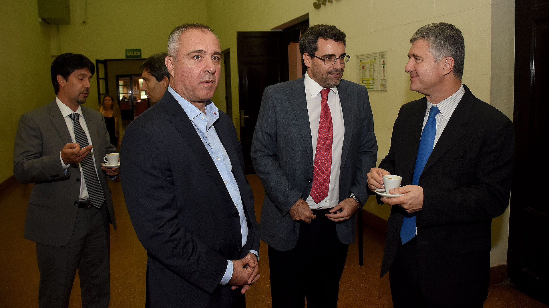 El juez de Campana González Charvay, el camarista Marcos Morán y el juez electoral bonaerense Juan Manuel Culotta