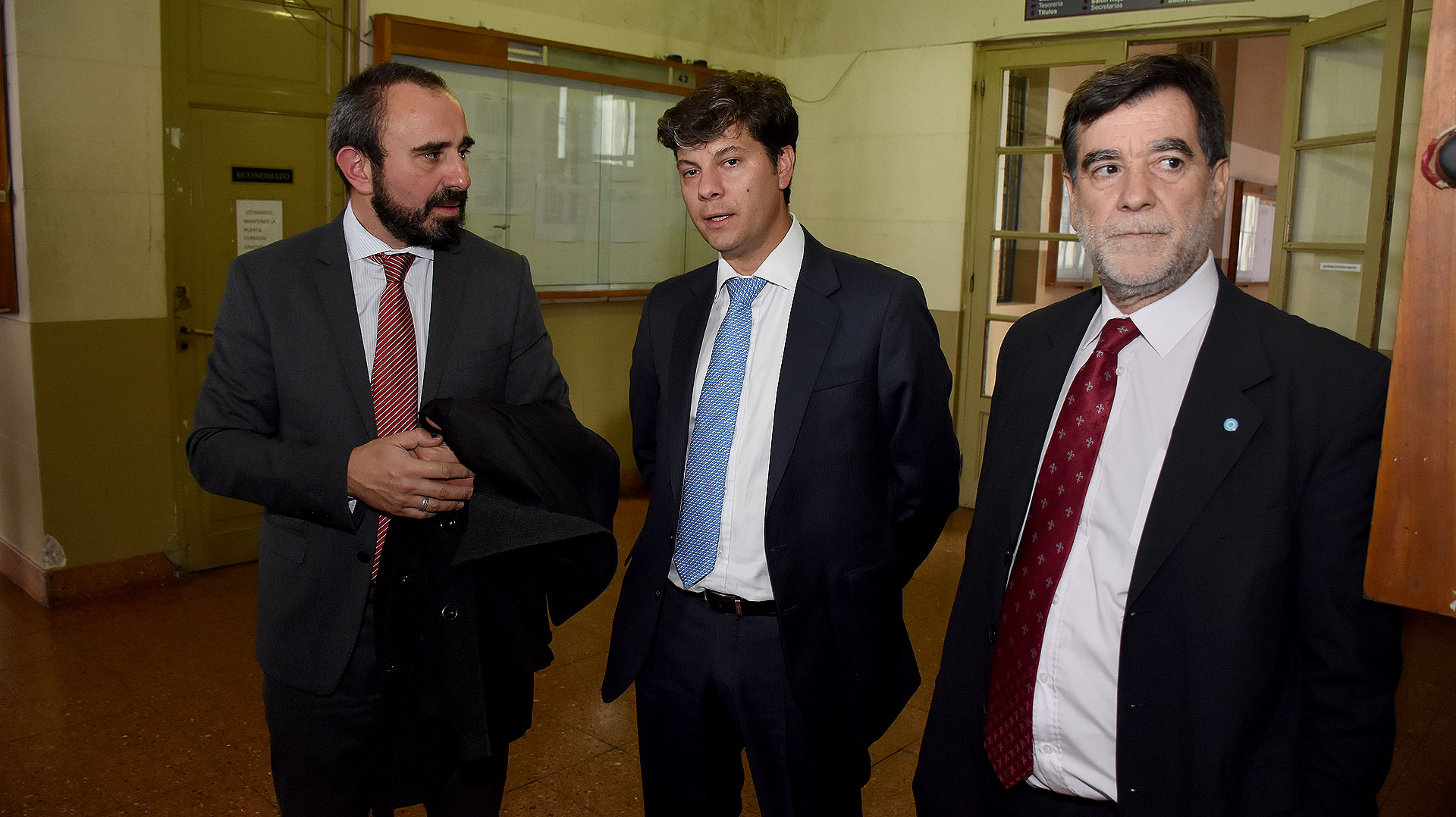 El juez federal de Esquel, Guido Otranto; juez federal de Mar del Plata, Santiago Inchausti: juez federal de General Roca, Ricardo Barreiro