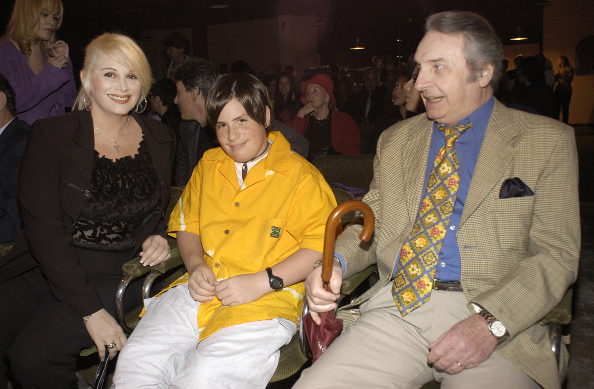 Con sus padres, Carmen Barbieri y Santiago Bal, cuando era “gordito” (foto: Sergio Lapietra)