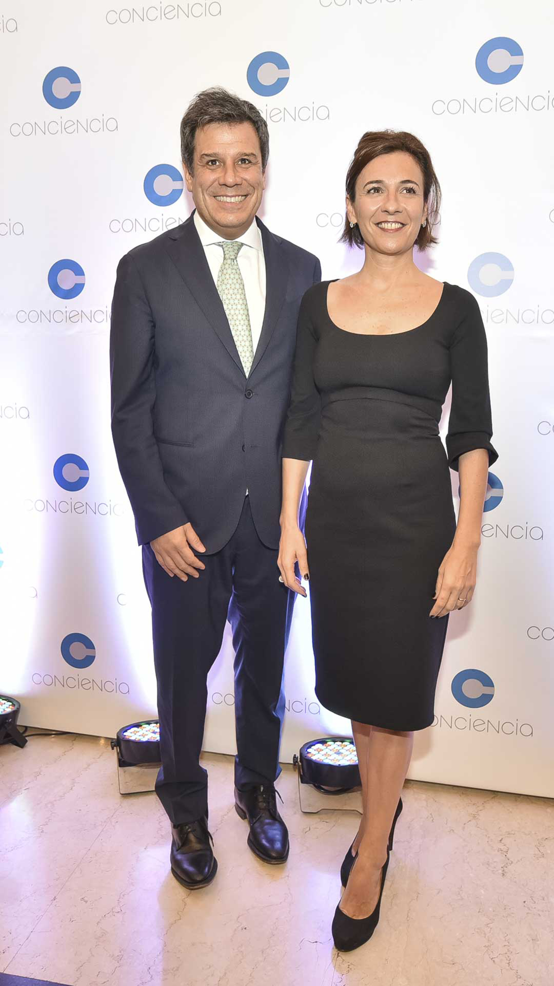 El neurocientífico Facundo Manes y su mujer Josefina Manes