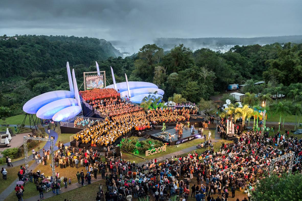 Iguazú en Concierto es uno de los eventos musicales más importantes del mundo