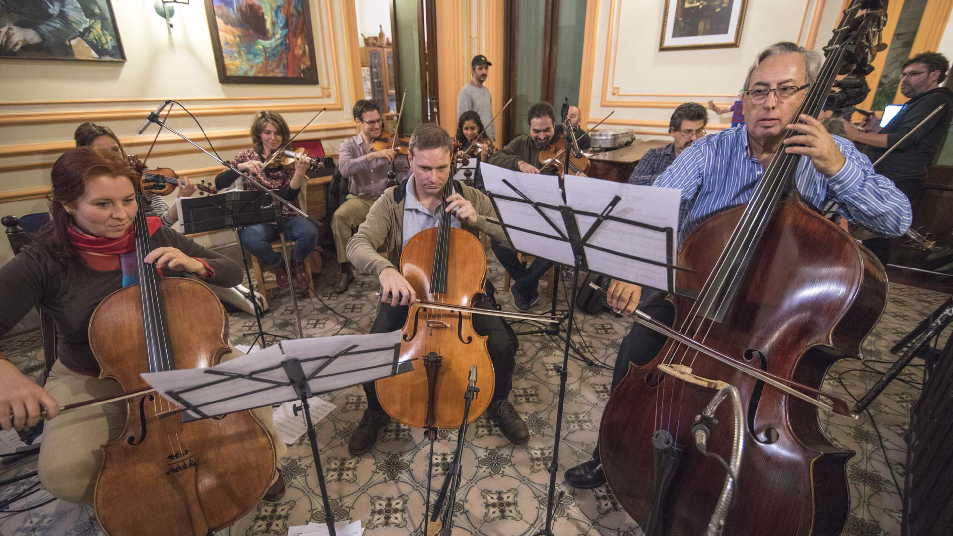Junto a la orquesta Camerata Bariloche, Lizarazu, Baglietto, Pipi Piazzolla, Juanchi Baleiron, Emme, Gillespie protagonizaran el show en el colón el 29 de Mayo a las 20hs (fotografía de Guillermo Llanos)