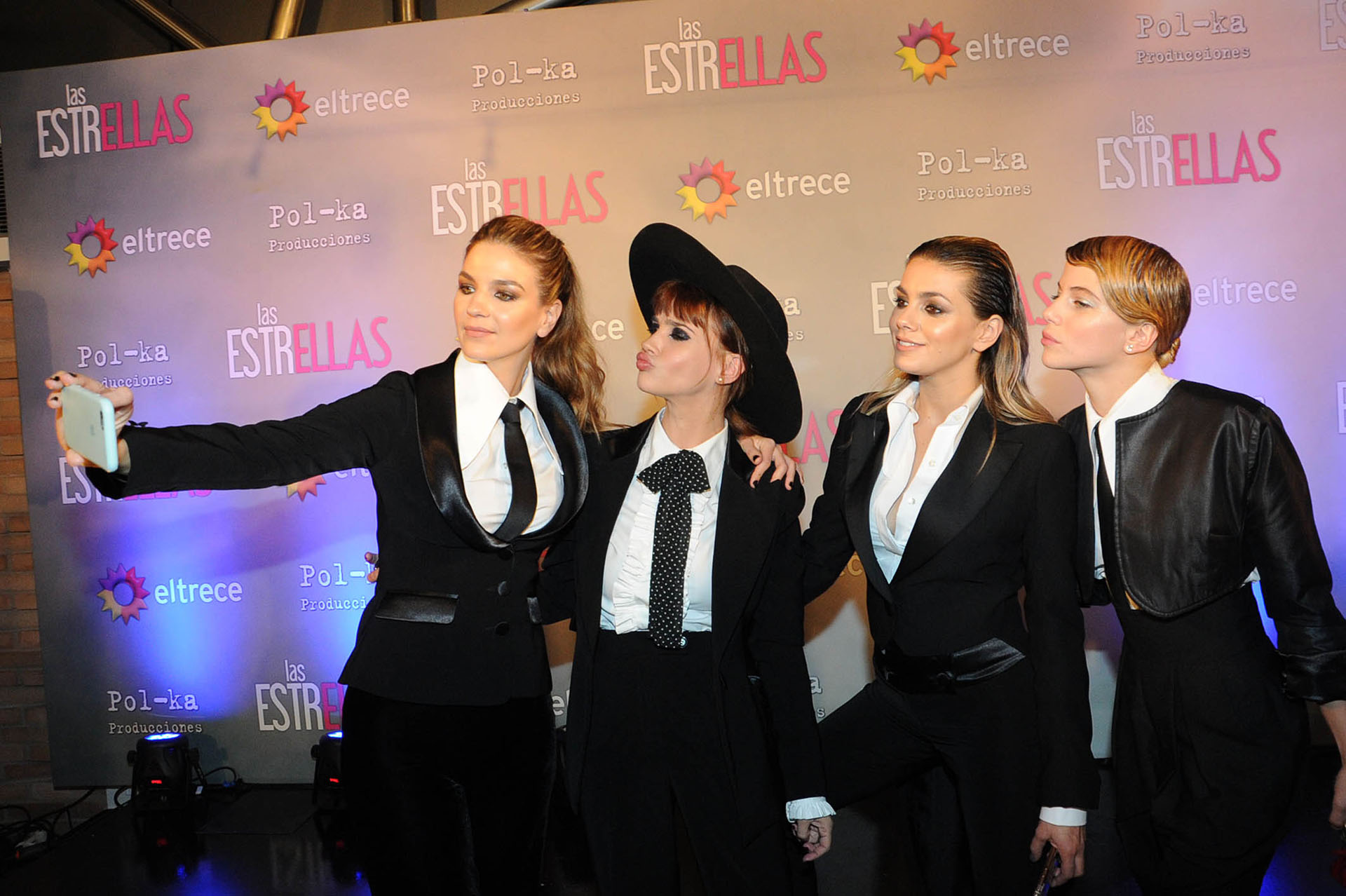 La selfie de Marcela kloosterboer, Celeste Cid, Natalie Pérez y Justina Bustos