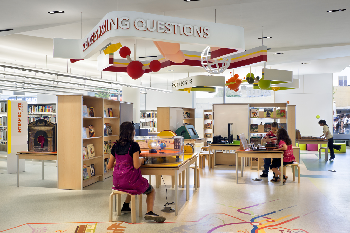 La Library Discovery Centre, en Nueva York, Estados Unidos (Michael Moran)