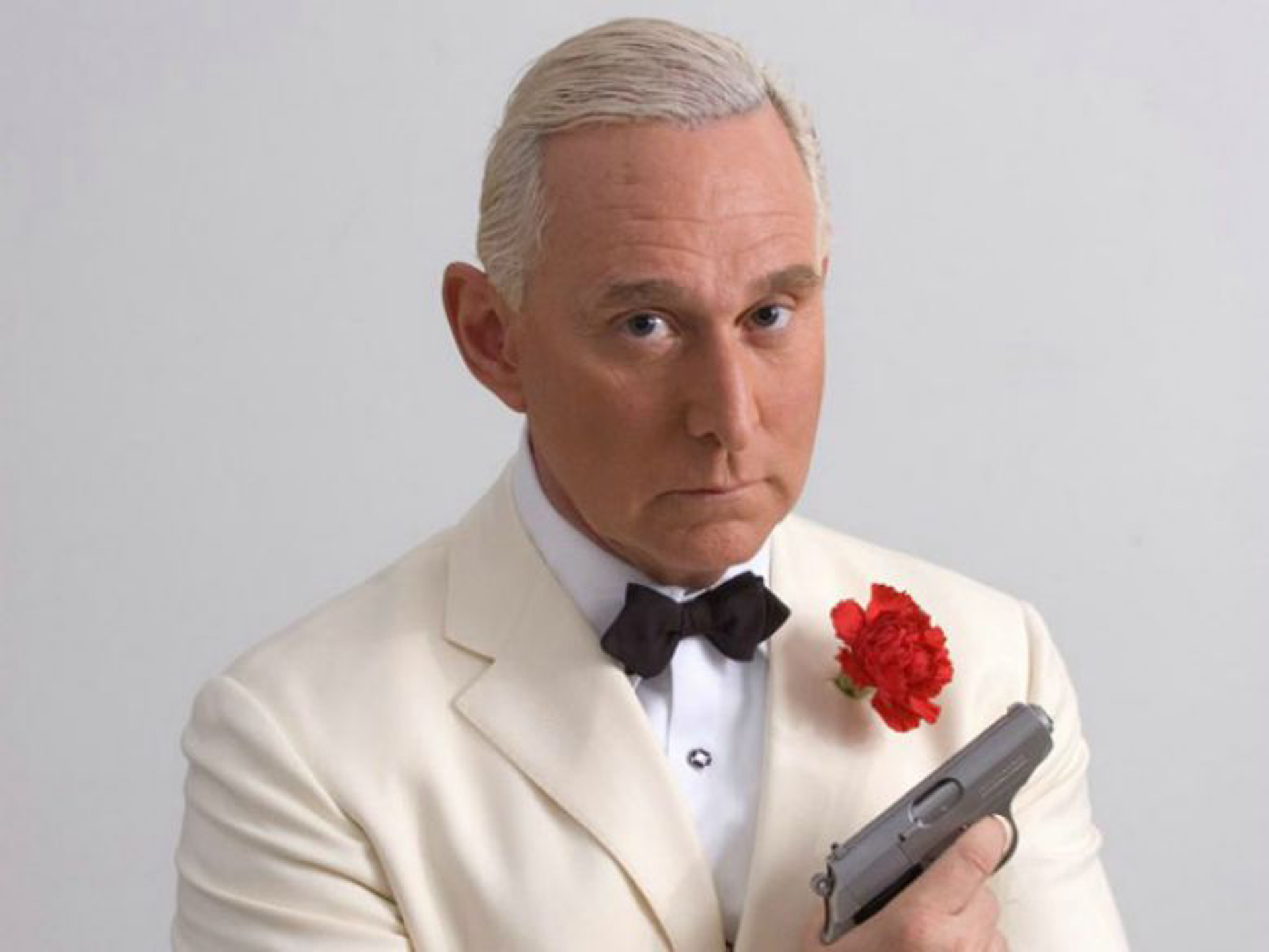 Roger Stone en una fotografía para una revista