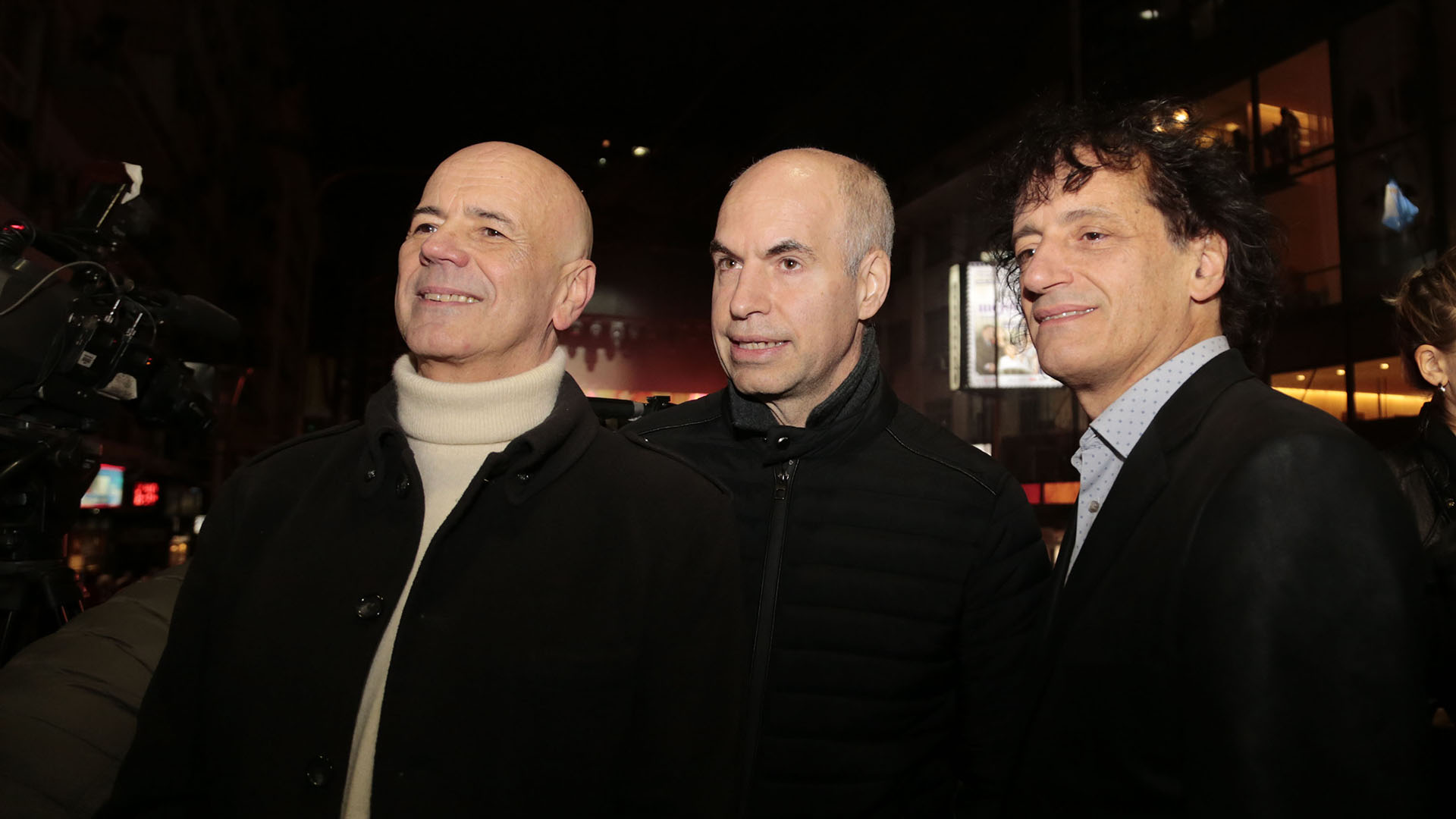 Jorge Telerman, Rodríguez Larreta y Angel Mahler (Gobierno de la Ciudad)