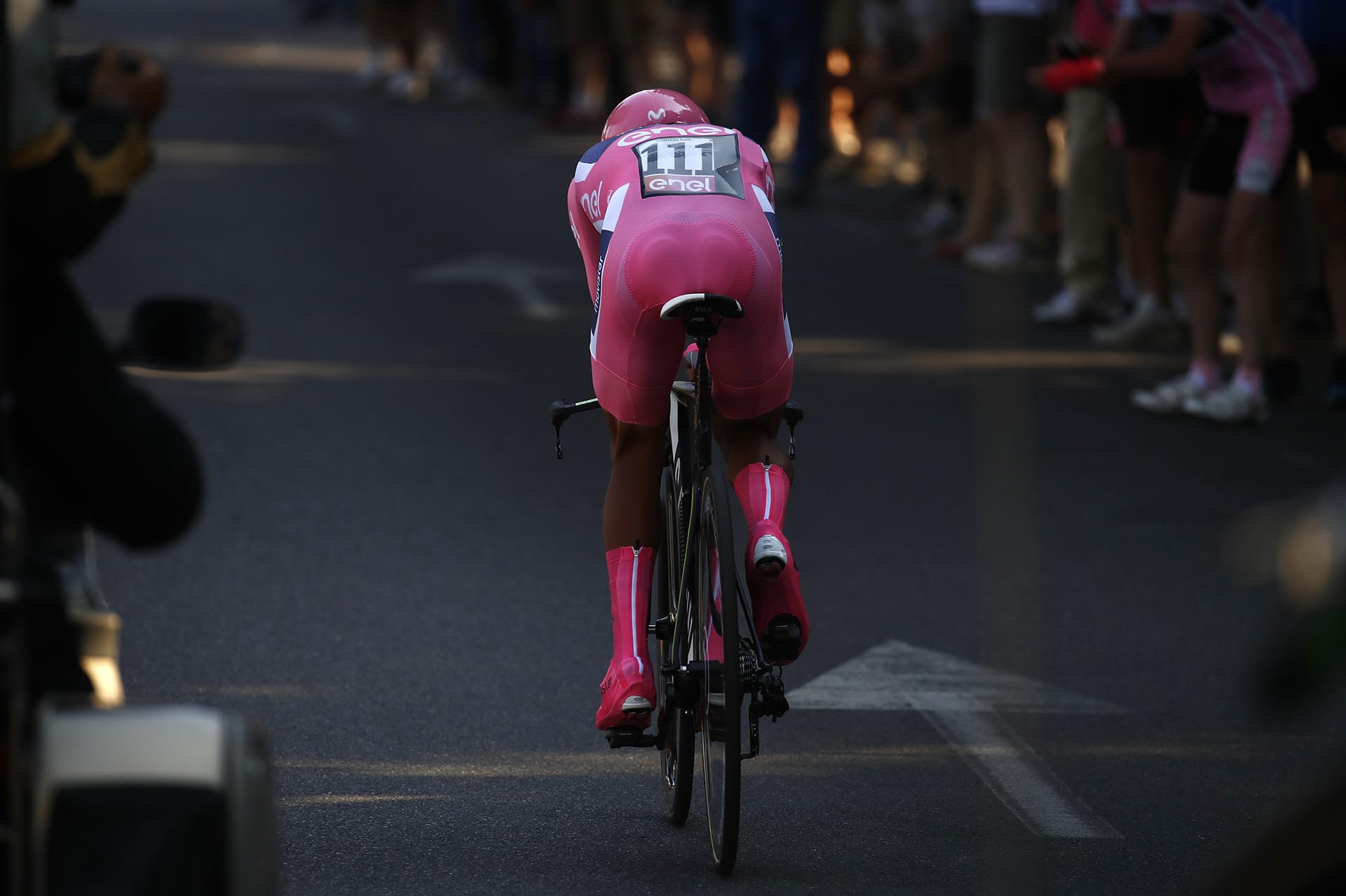 El colombiano Nairo Quintana era el líder antes del inicio de la última etapaS