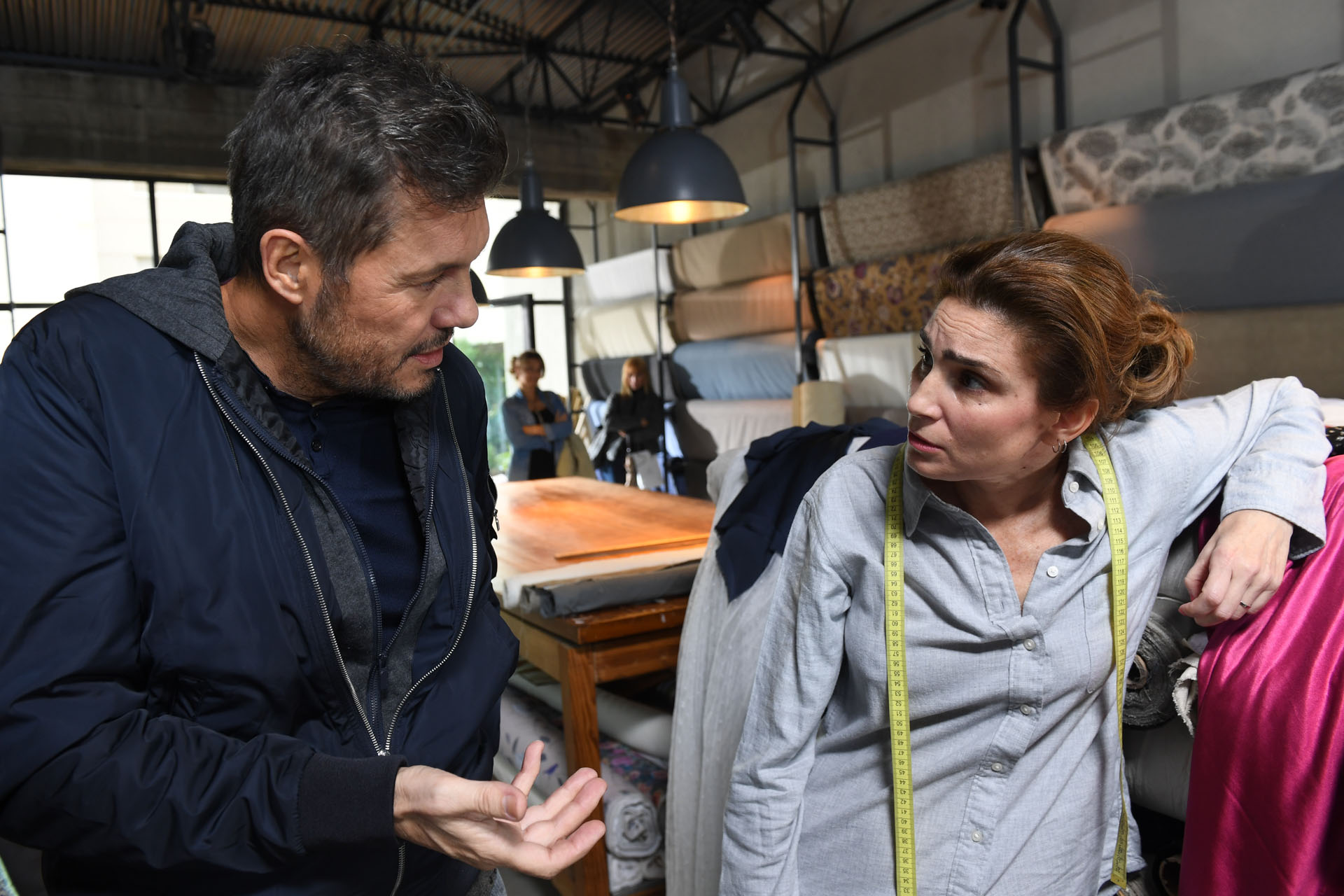 Marcelo Tinelli con Valeria Bertuccelli