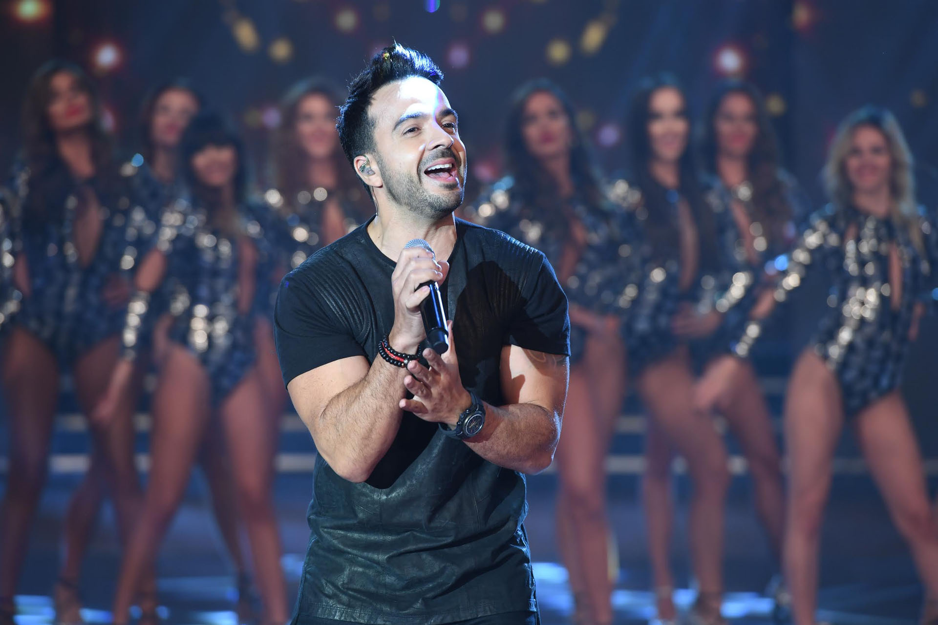 Luis Fonsi cerró el primer programa de ShowMatch (Crédito: Jorge Luengo – Ideas del Sur)