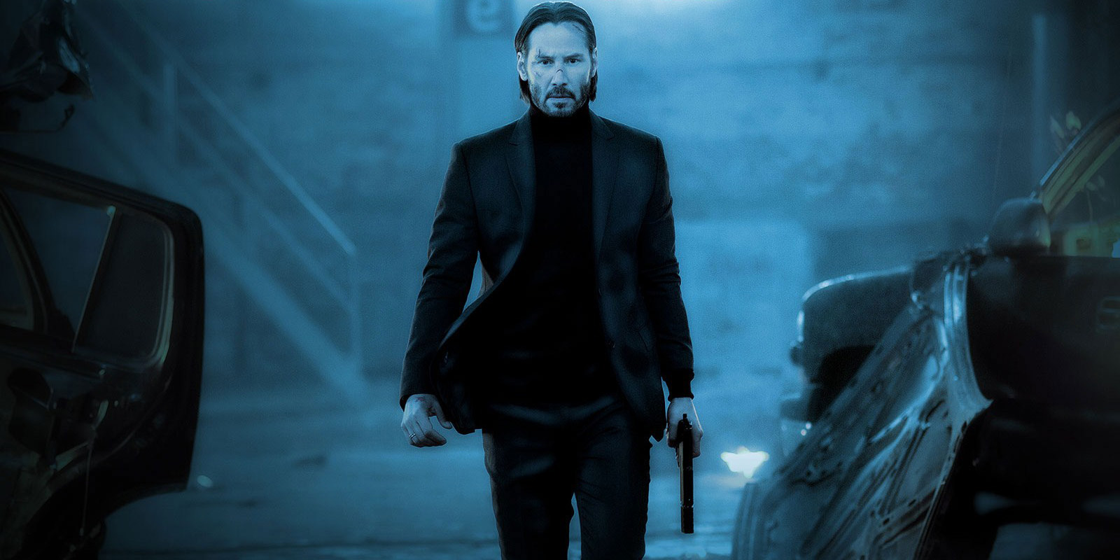 Keanu Reeves realizó personalmente el 90% de sus escenas de acción.