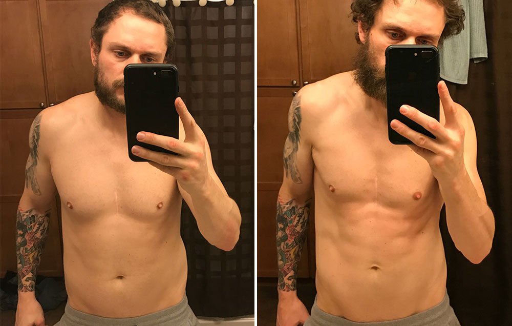 Anthony bajó 15 kilos, aunque el régimen le trajo muchas consecuencias negativas (Lou Schuler)