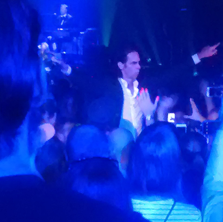 En el Kings. Foto tomada por la autora de este artículo durante la noche del concierto, el sábado 27 de mayo.