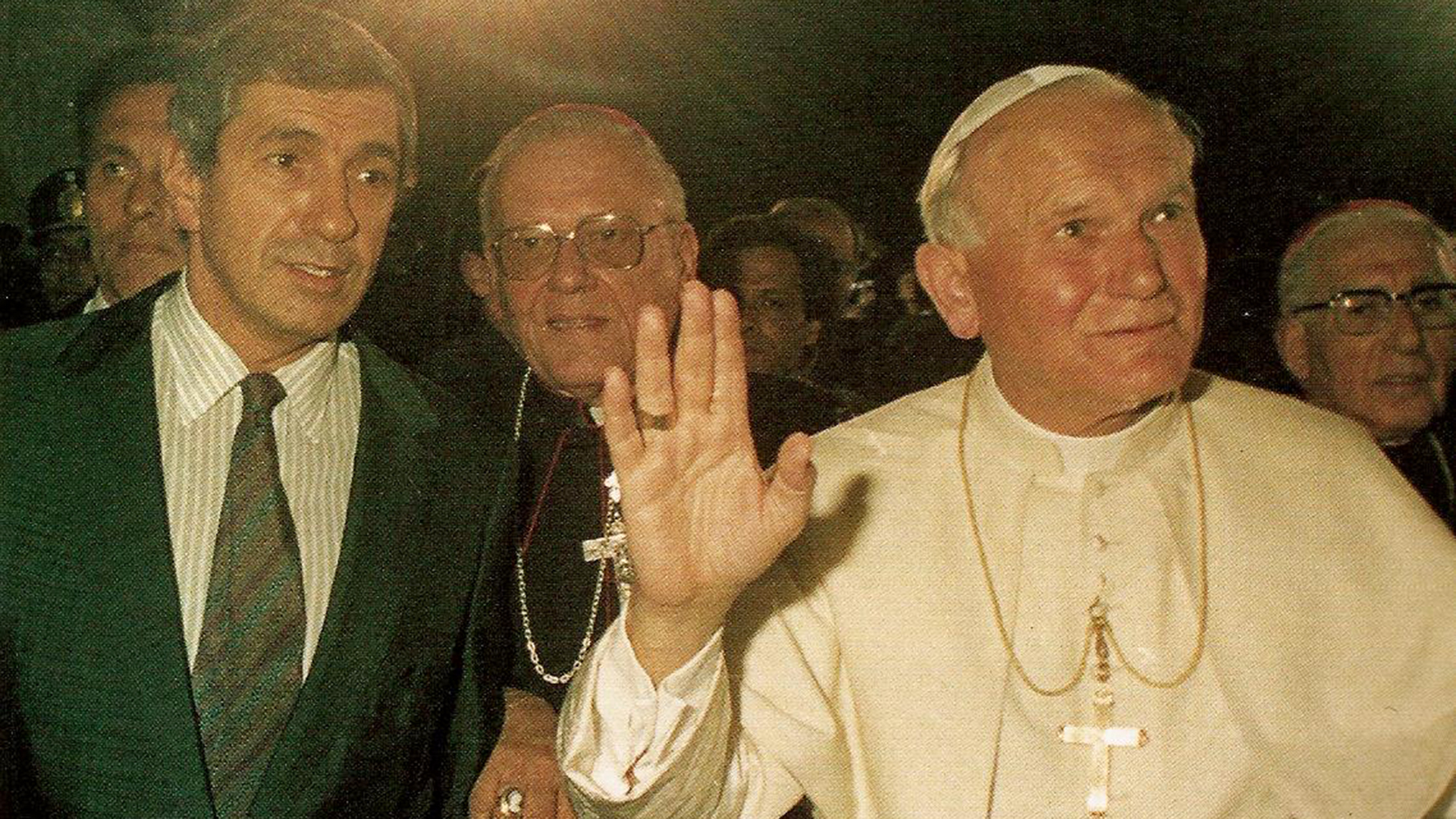 El Papa Juan Pablo II, una de las visitas ilustres del Luna Park