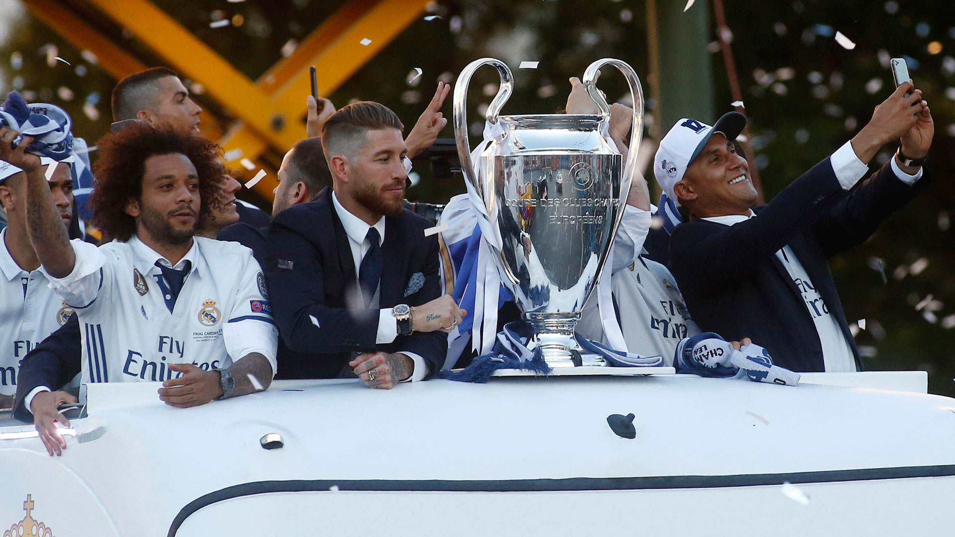 En el plantel se destacan los latinoamericanos Marcelo, Casemiro y Keylor Navas, titulares en la final
