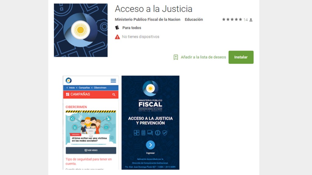 app Acceso justicia 1920