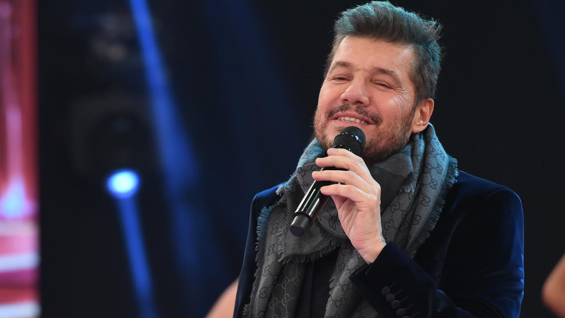 Después del susto, Tinelli volvió a su programa