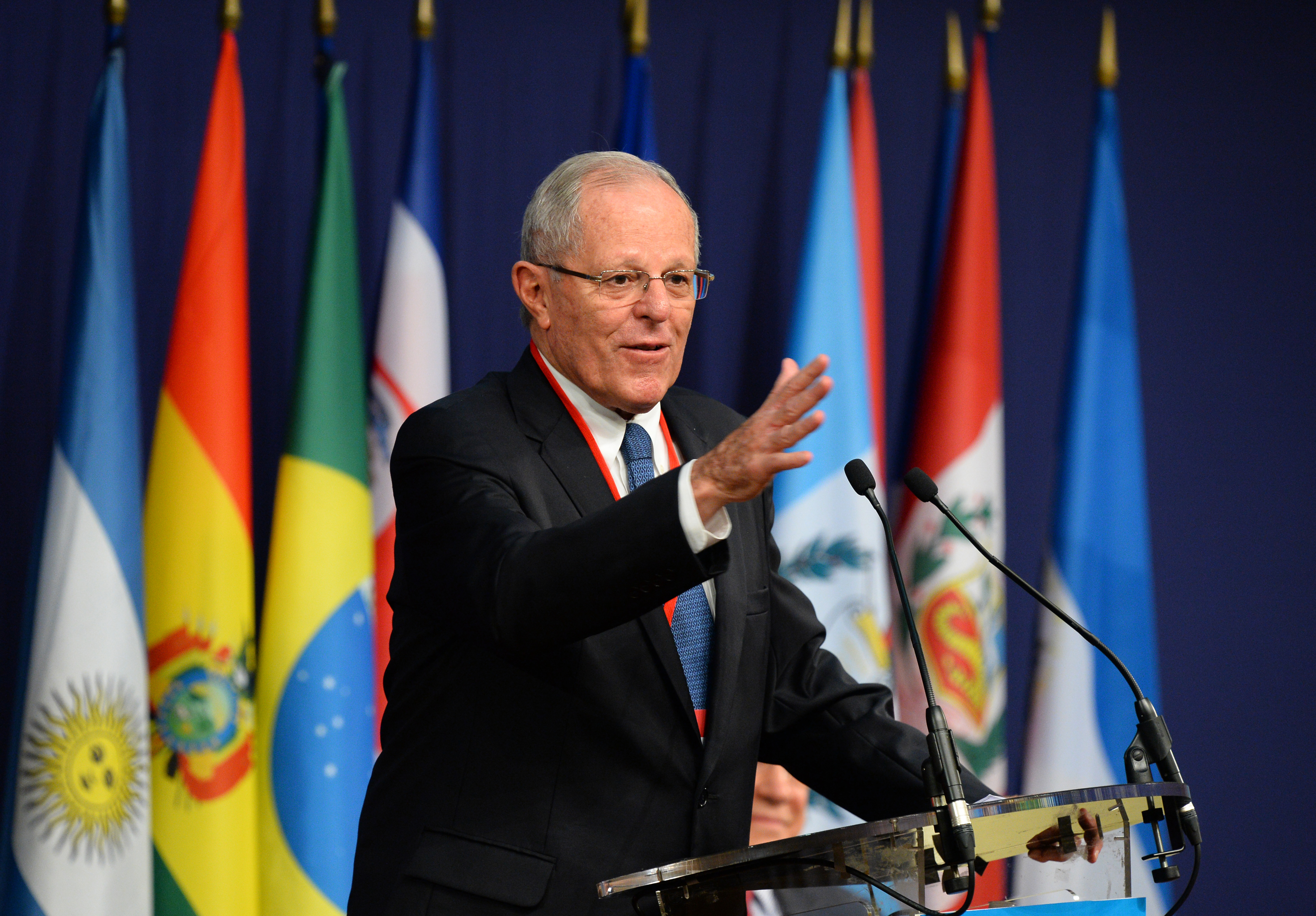 Pedro Pablo Kuczynski , presidente de Perú