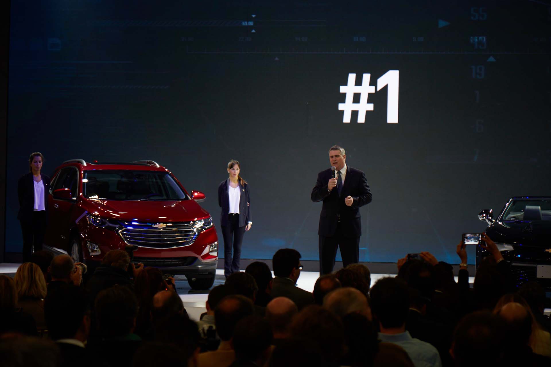 Carlos Zarlenga en la presentación de Chevrolet (GM)