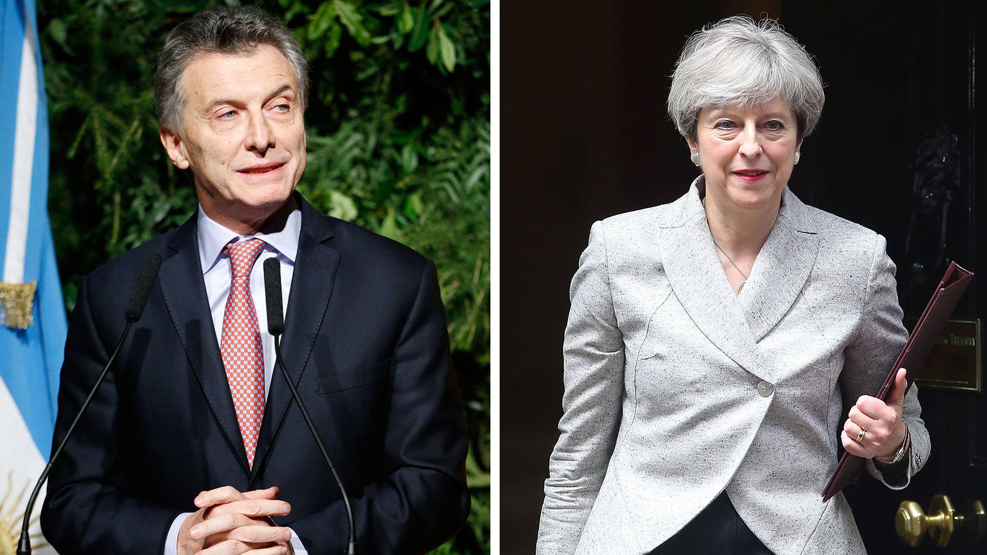 Mauricio Macri y Theresa May