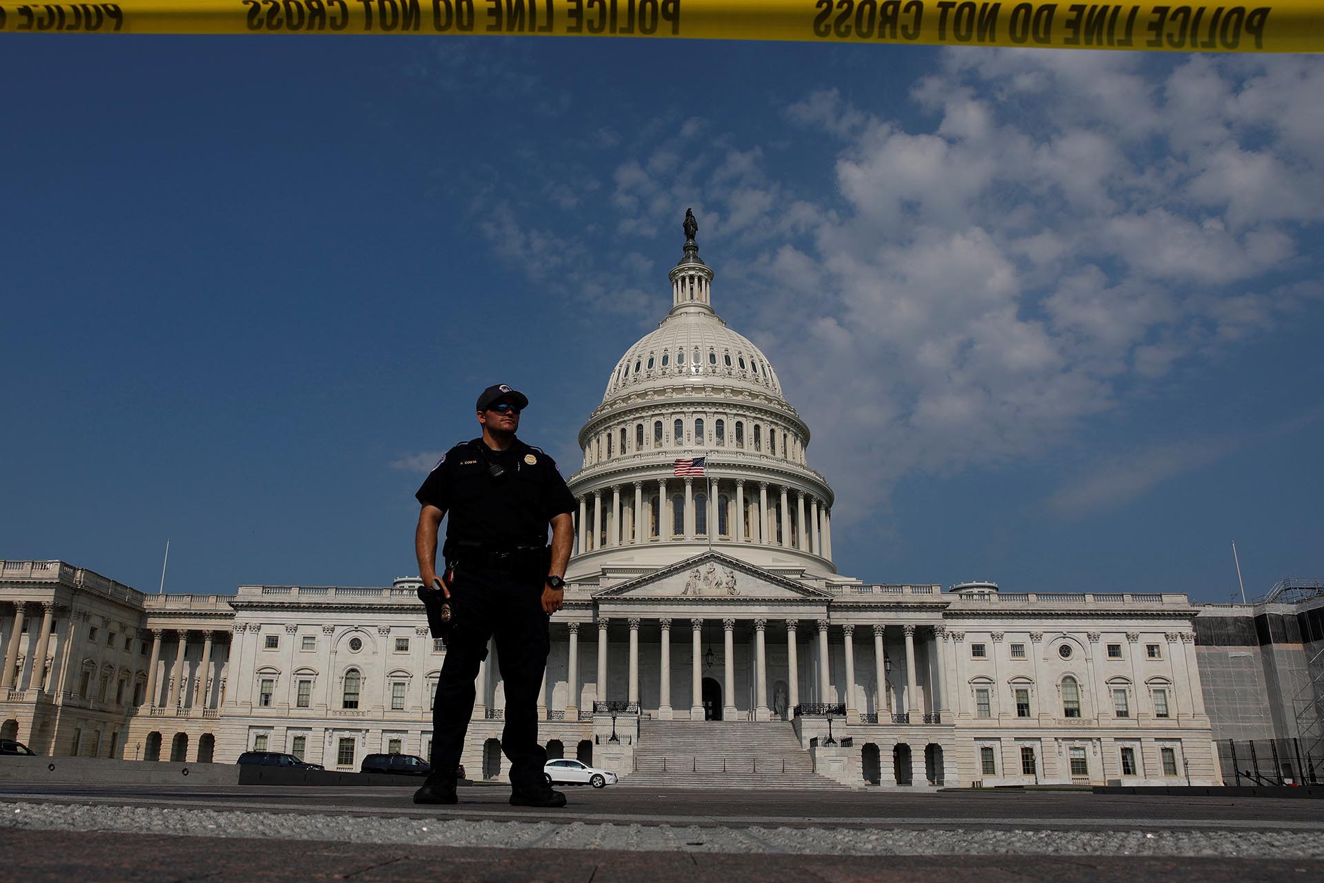 La Policía de Washington vigila el Capitolio tras un tiroteo en la cercana Alejandría