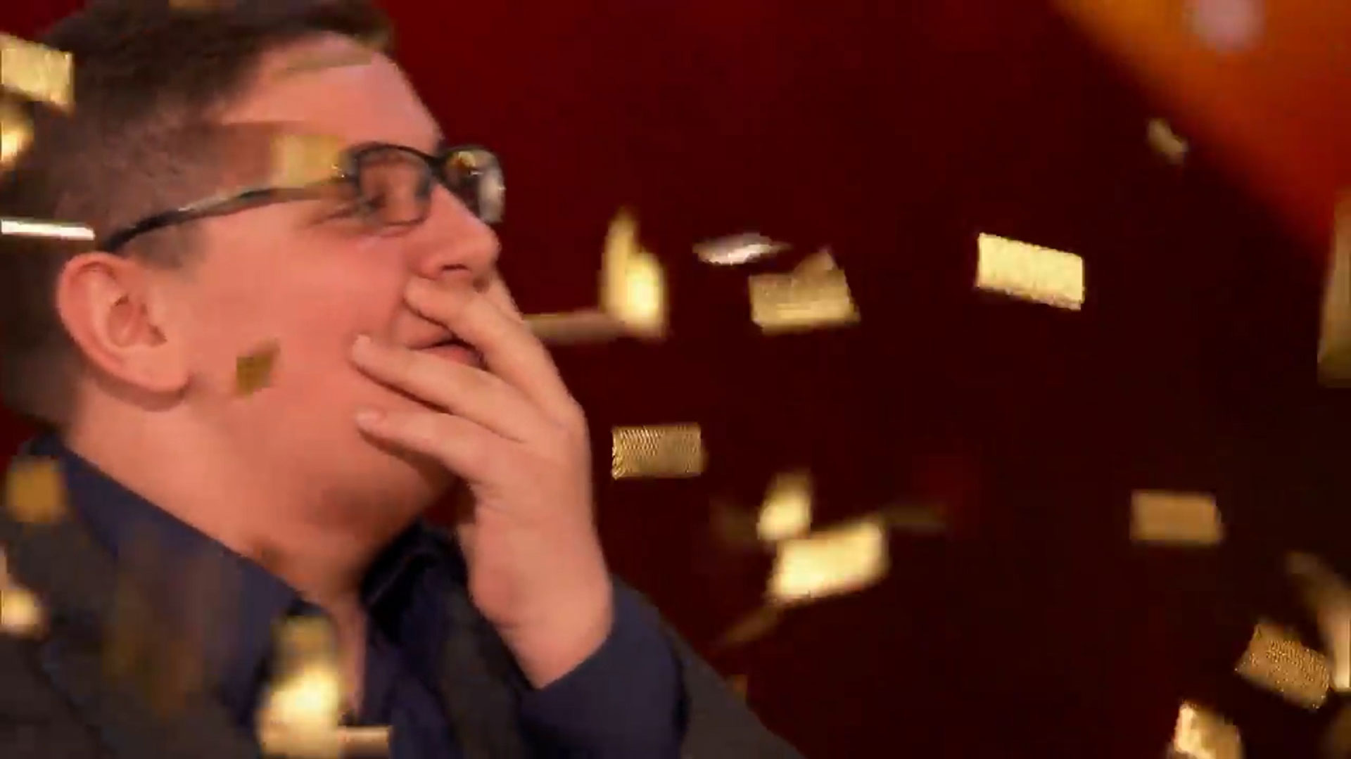 La emoción al saber que pasó a la siguiente ronda