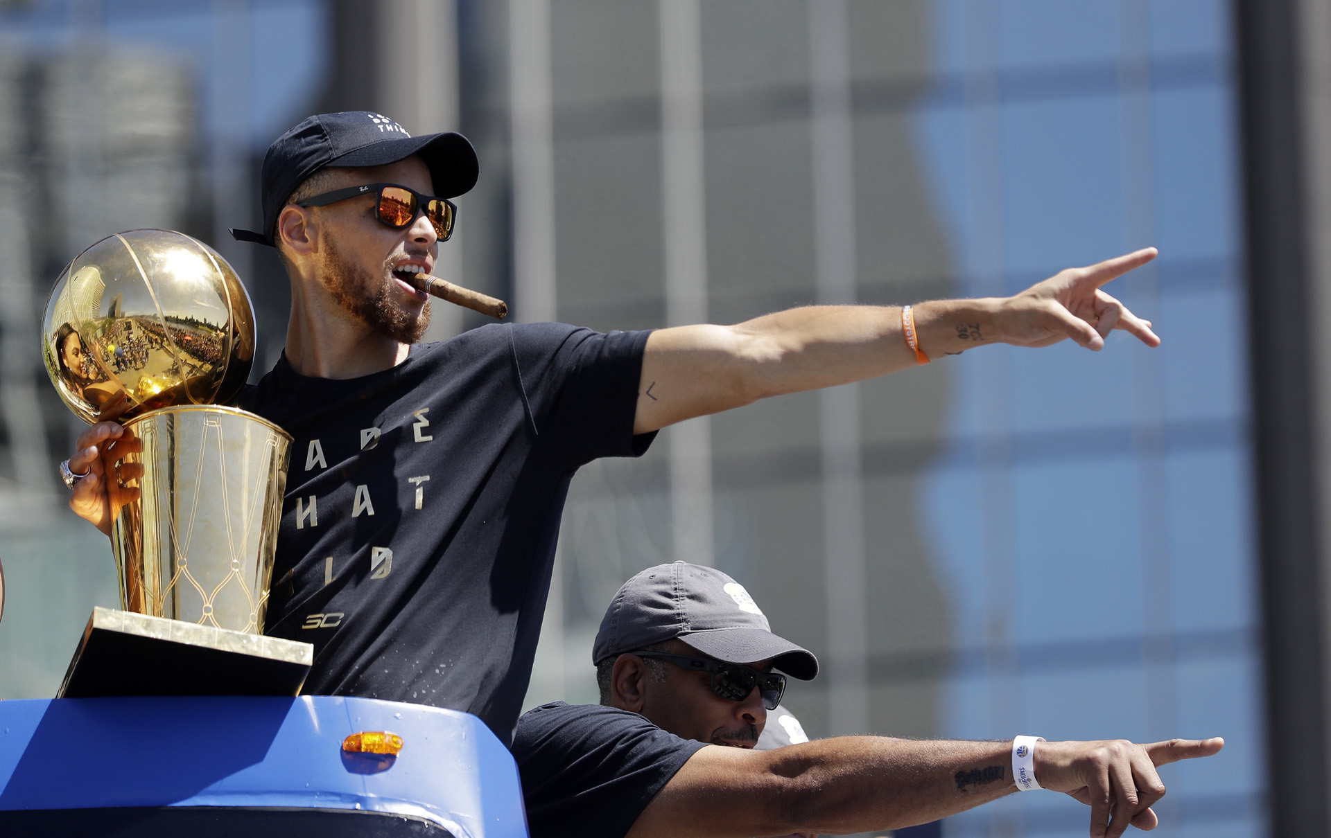 Stephen Curry, obtuvo su tercer título con Golden State Warriors