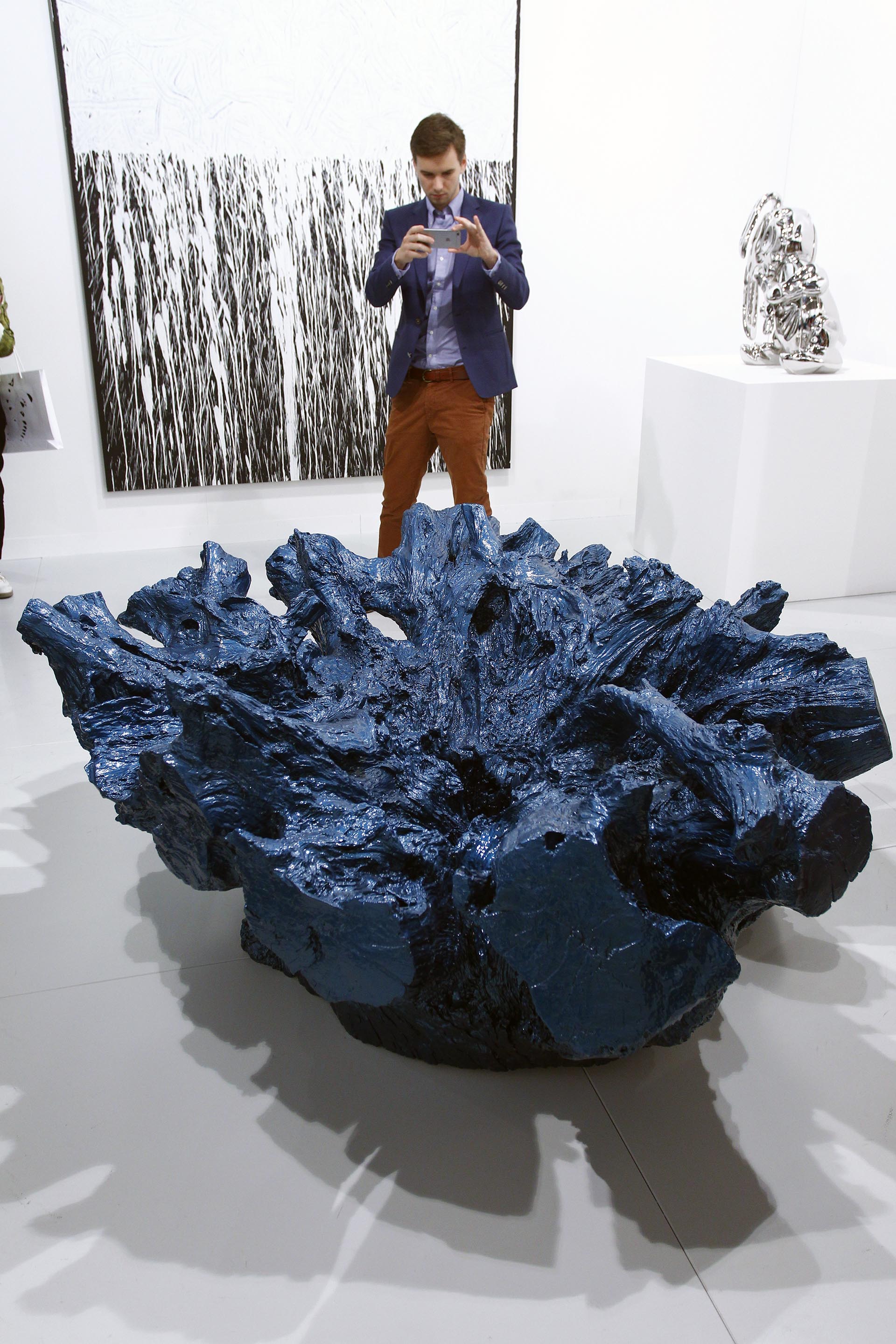 Obra de Ai Weiwei en Art Basel 2016 en Suiza (Foto de Michele Tantussi/Getty Images)