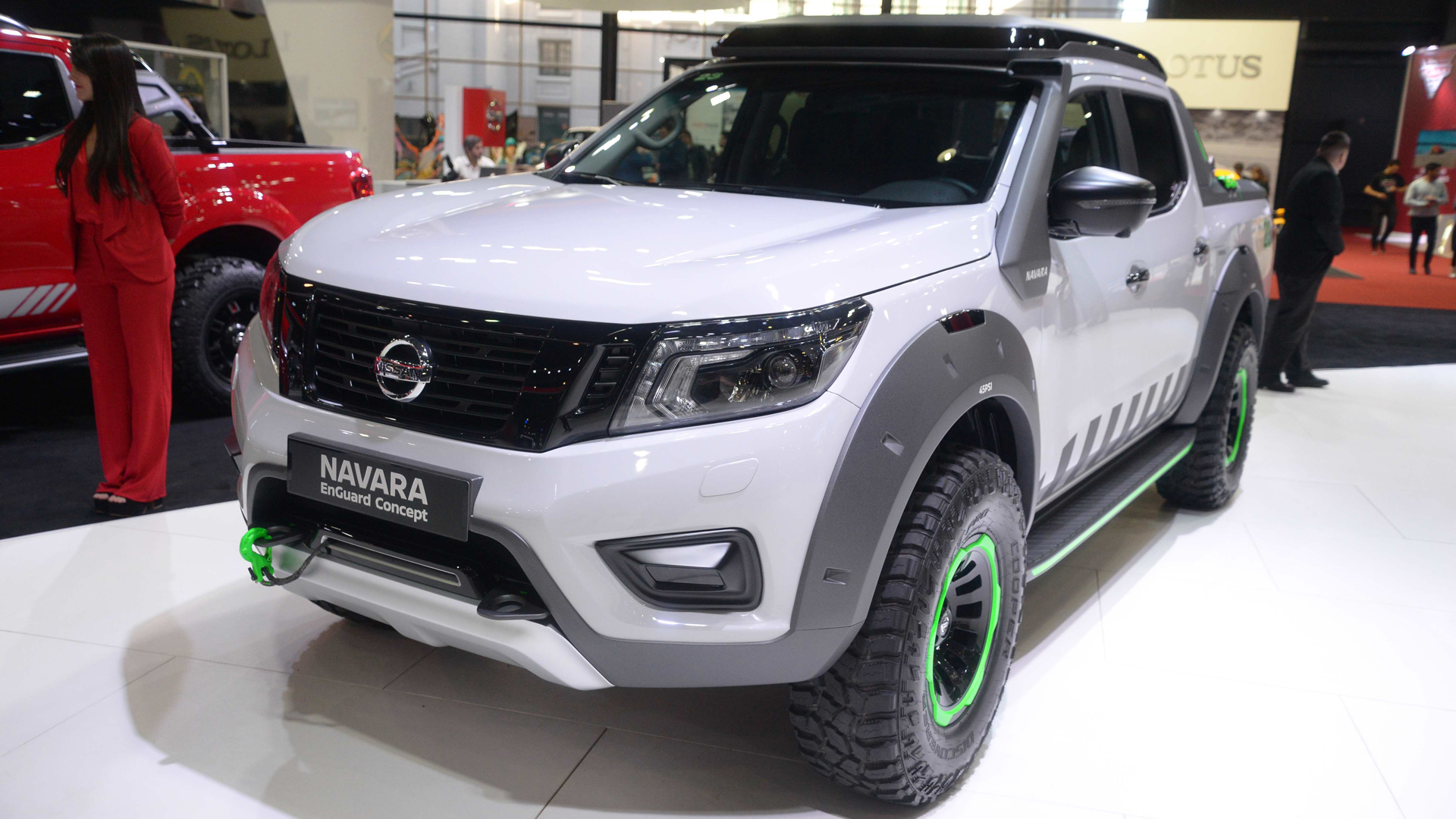 La Navara EnGuard Concept está basado sobre la estructura de la pick up Nissan NP300 Frontier (Enrique Abatte)