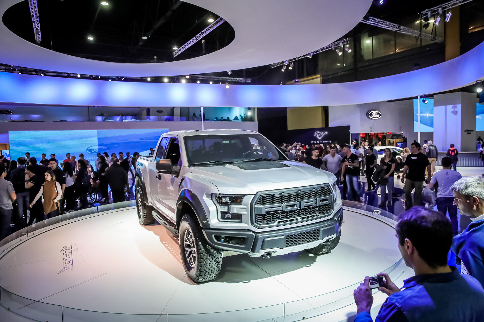 La F150 Raptor fue otra de las atracciones de Ford en el Salón del Automóvil